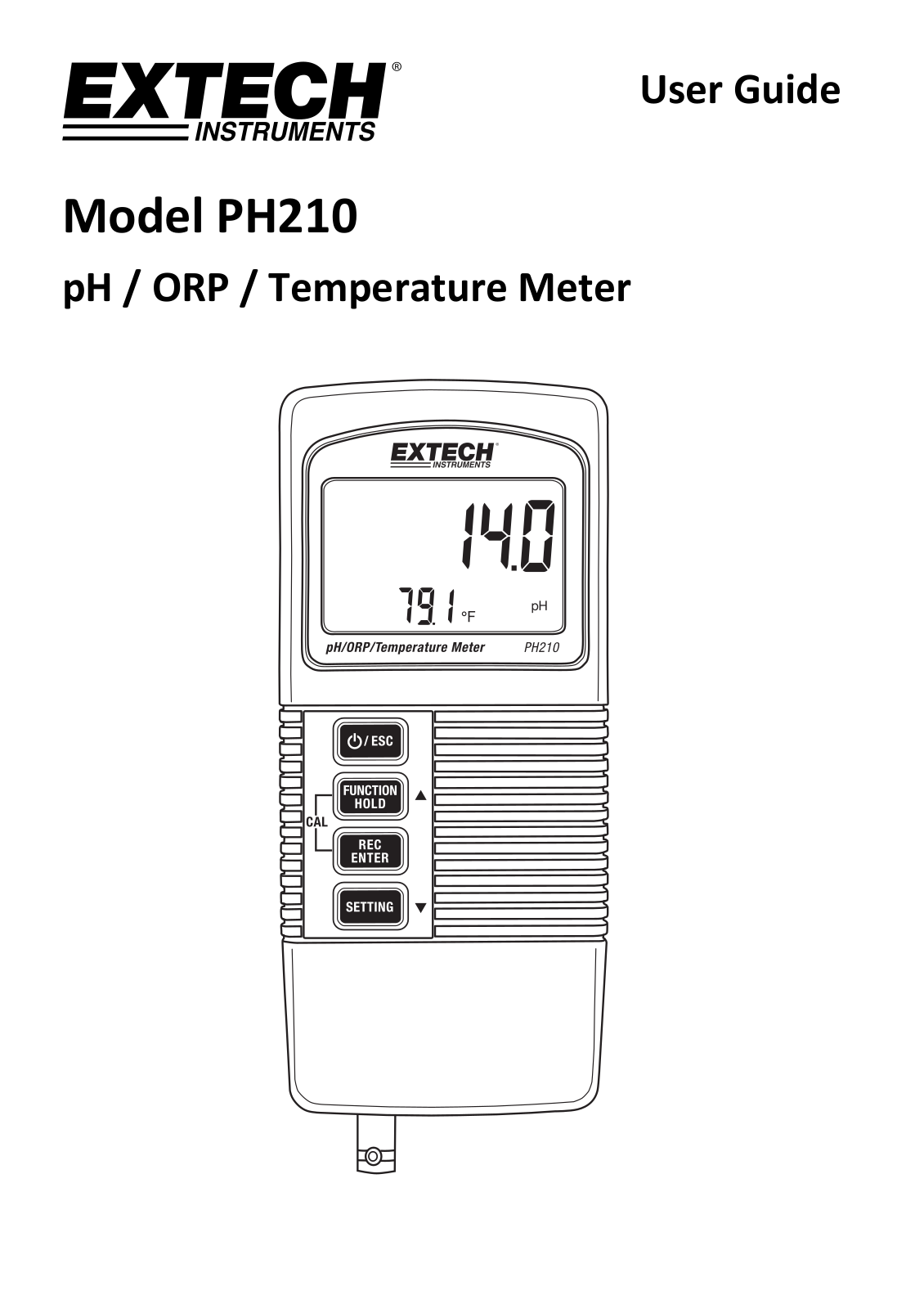 Extech PH210 User Manual