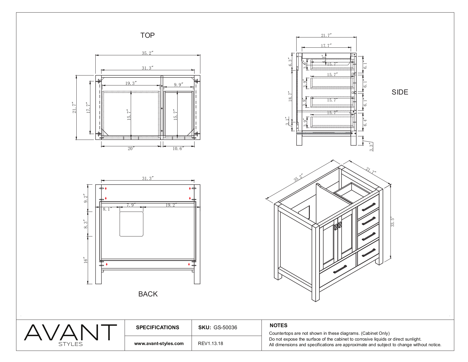 Red Barrel Studio W004231027 Specifications Sheet - ManualMachine.com