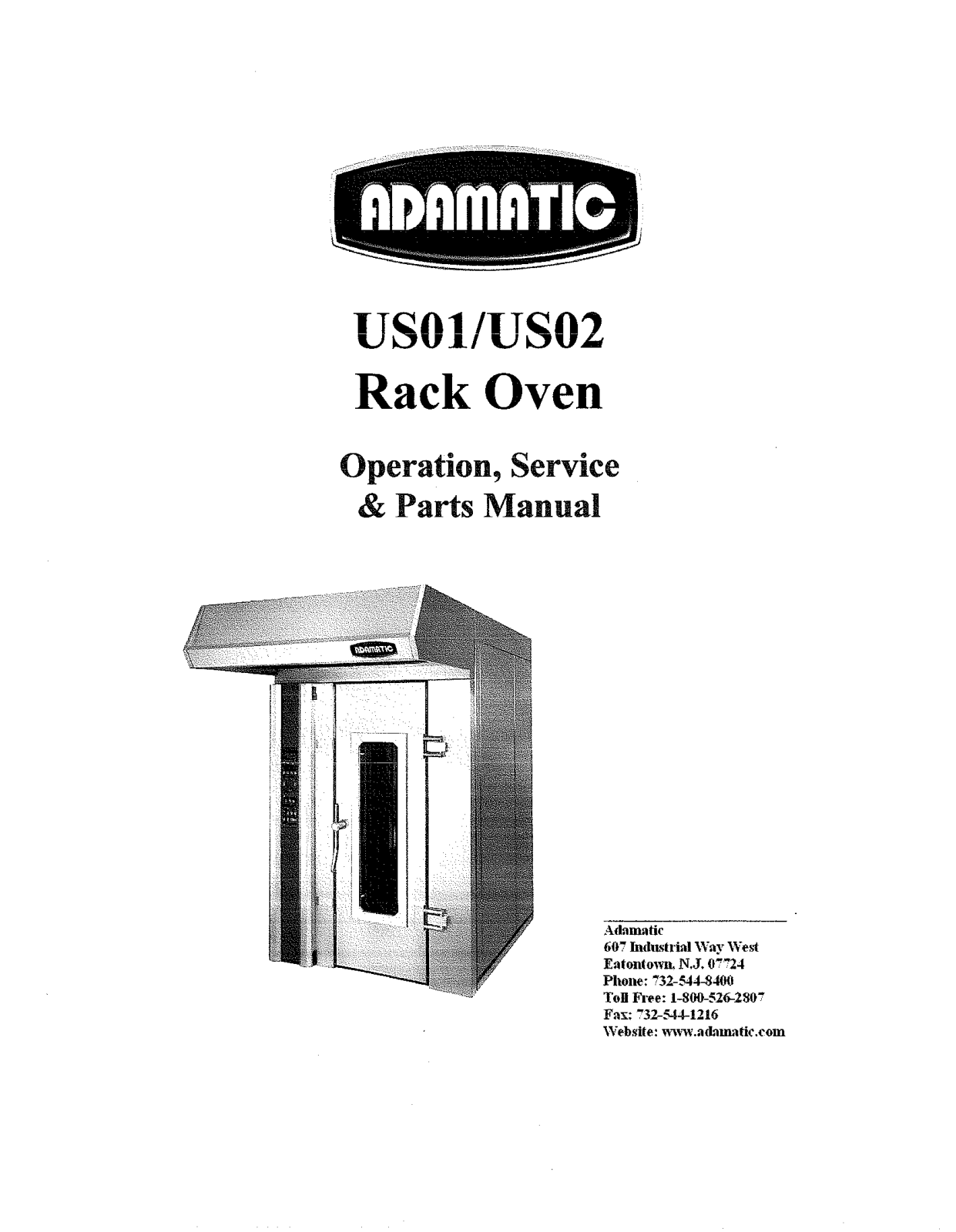 Adamatic USRO-1G User Manual