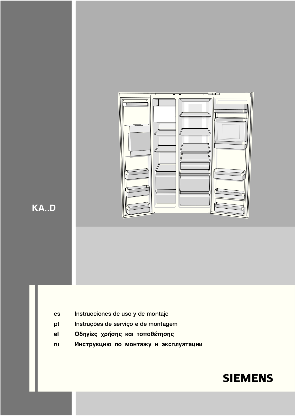 Siemens KA62DA70 User Manual