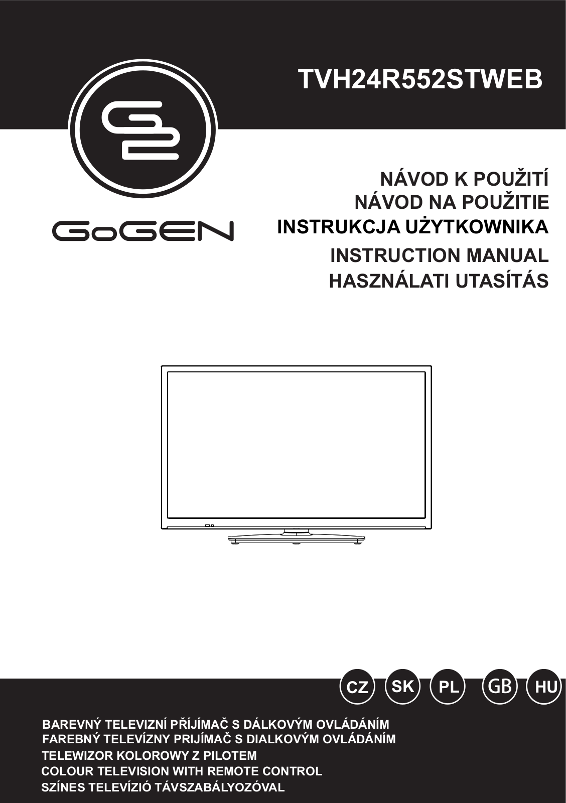 GoGEN TVH 24R552 STWEB User Manual