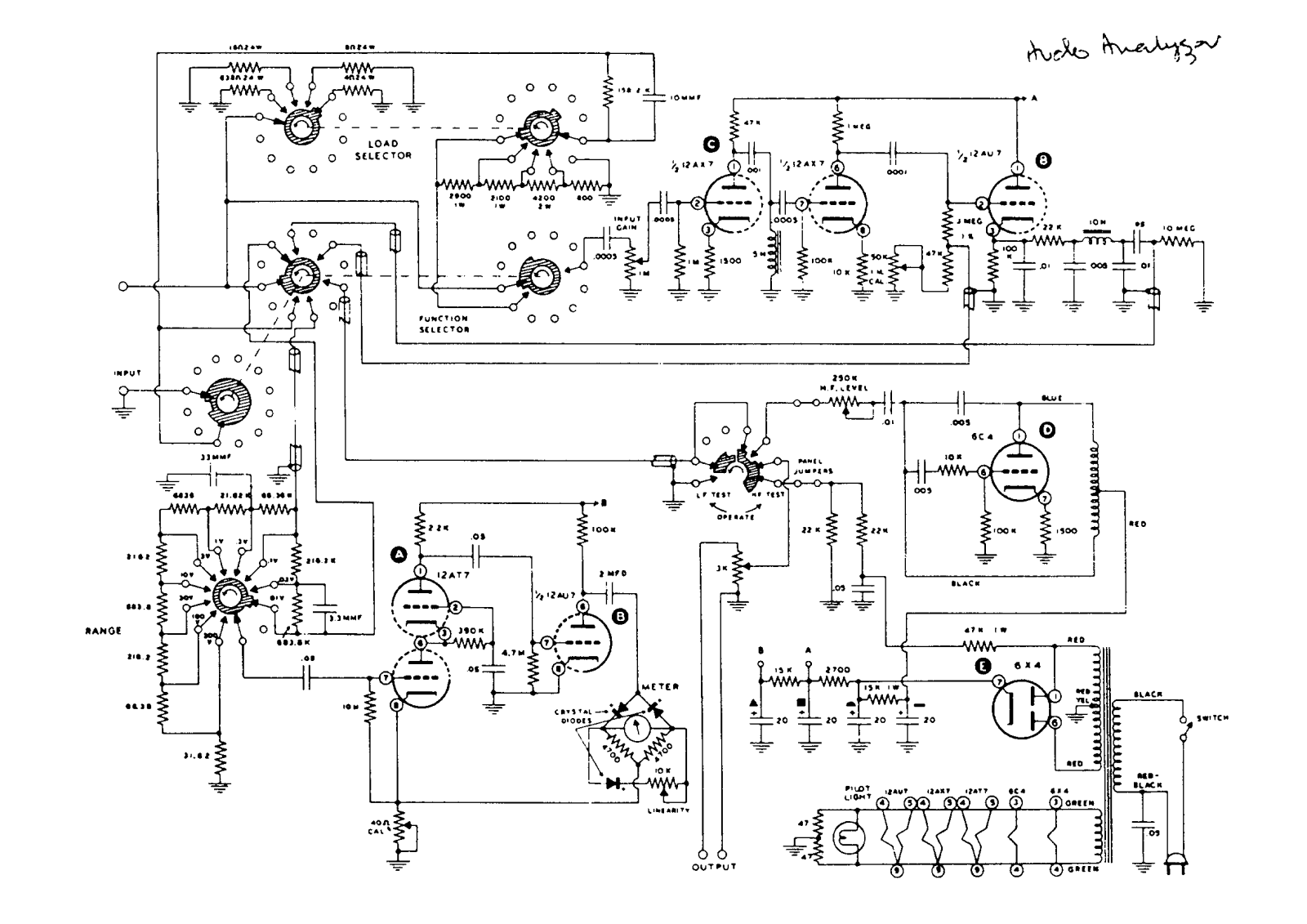 Heathkit aa 1 schematic