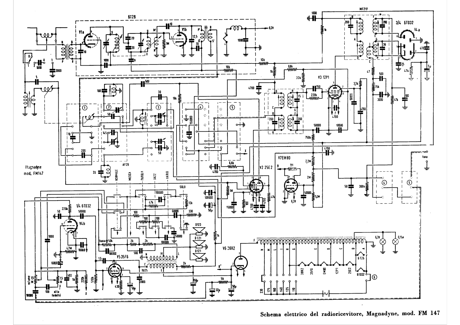 Magnadyne fm147 schematic