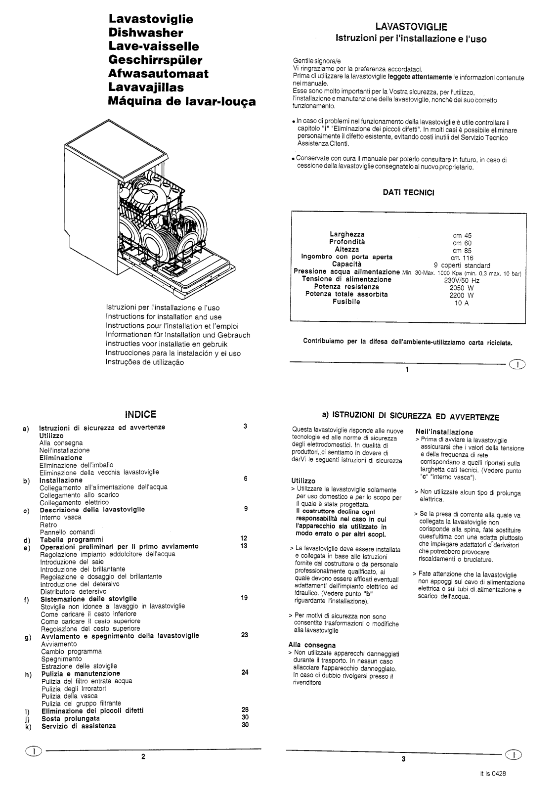 Candy LS A 76 AUS, LS A 76 User Manual