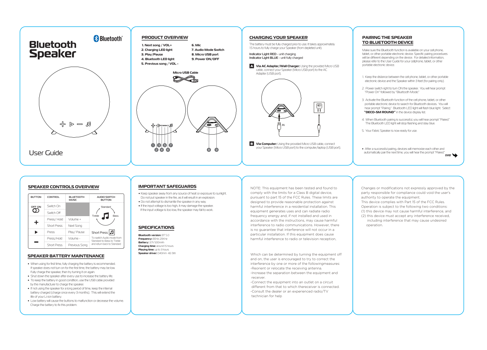 My Music Group B100 User Manual