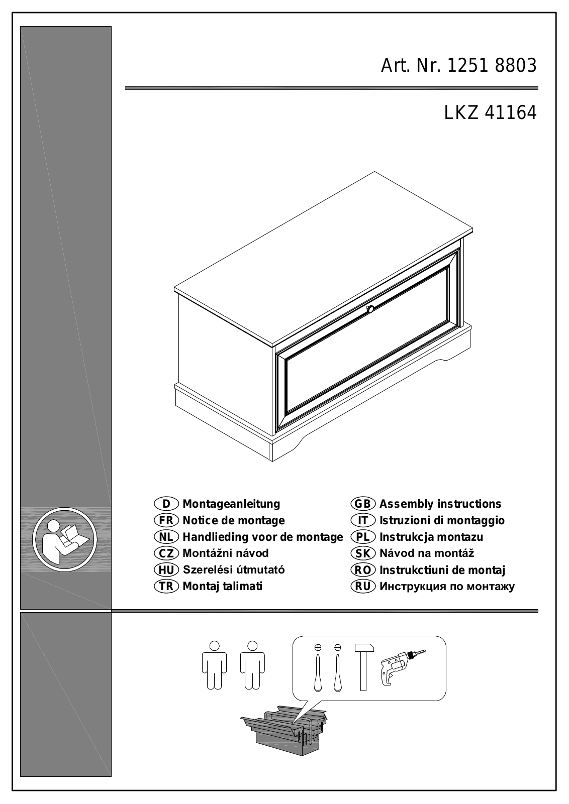 Home affaire 1251 8803 Assembly instructions