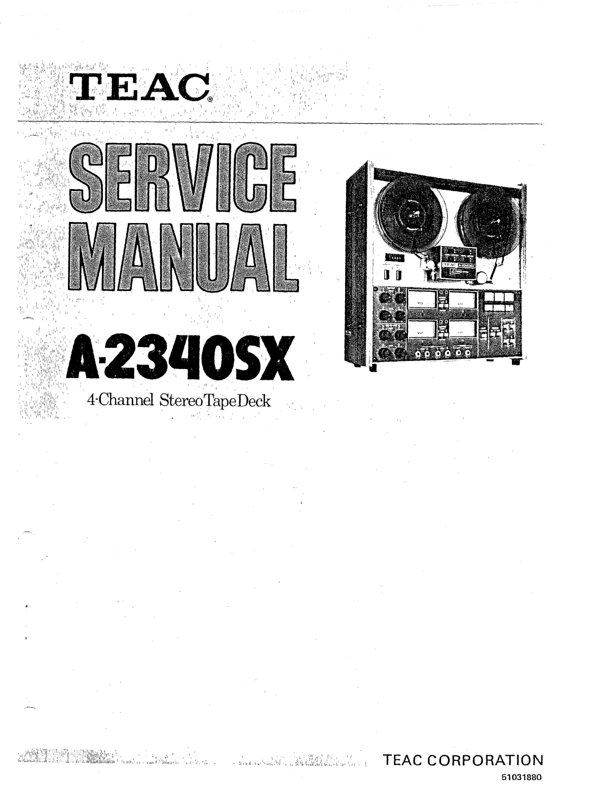 TEAC A-2340-SX Service manual