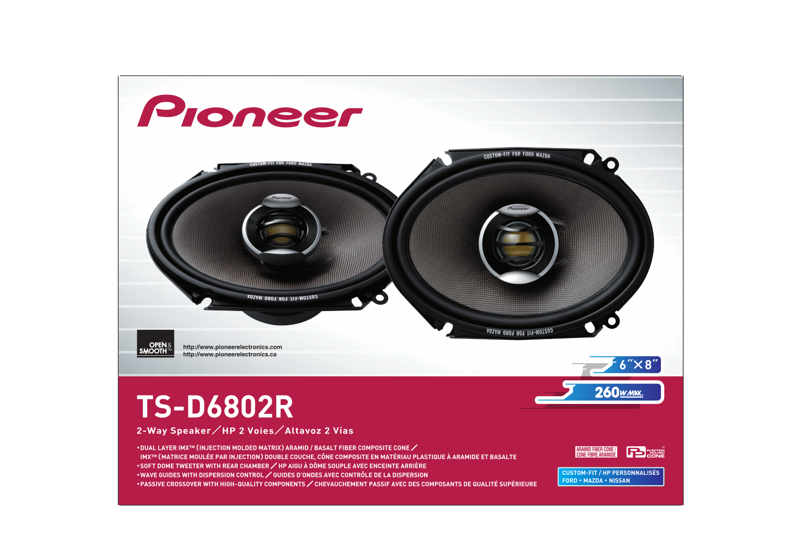 Pioneer TS-D6802R Quick Start Manual