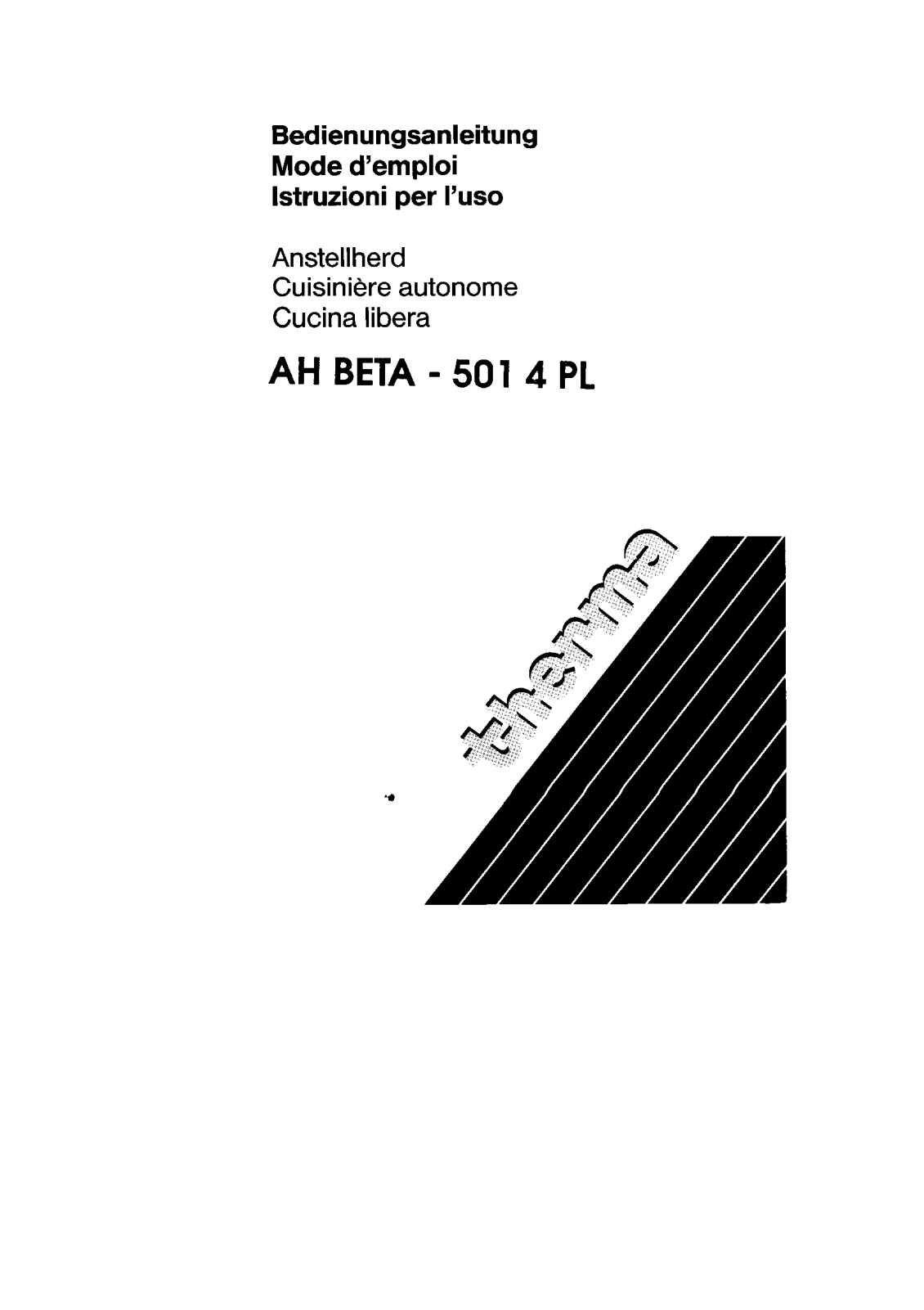 AEG FH954 User Manual