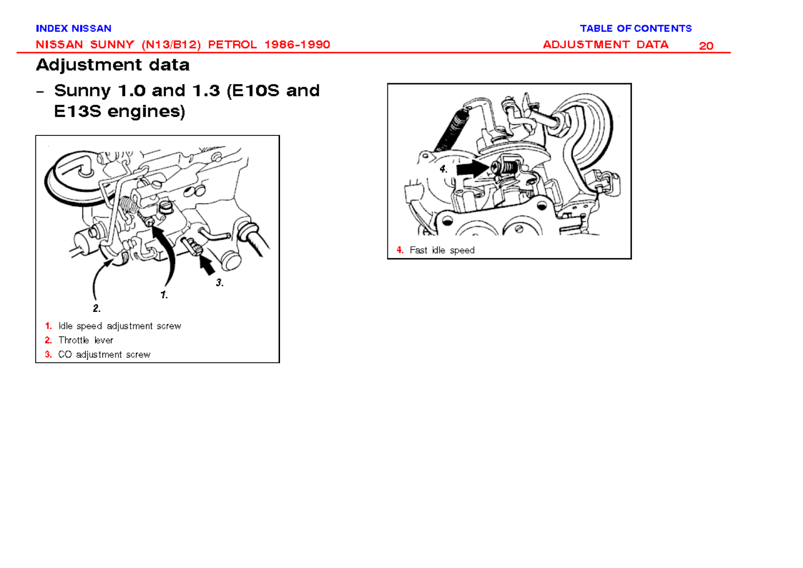 Nissan Sunny 1986 1990 User Manual