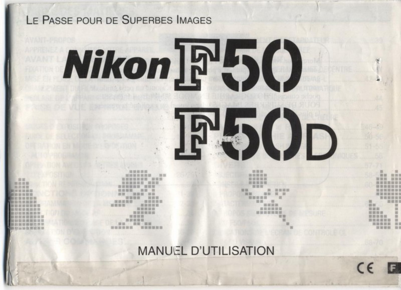 NIKON F50D User Manual