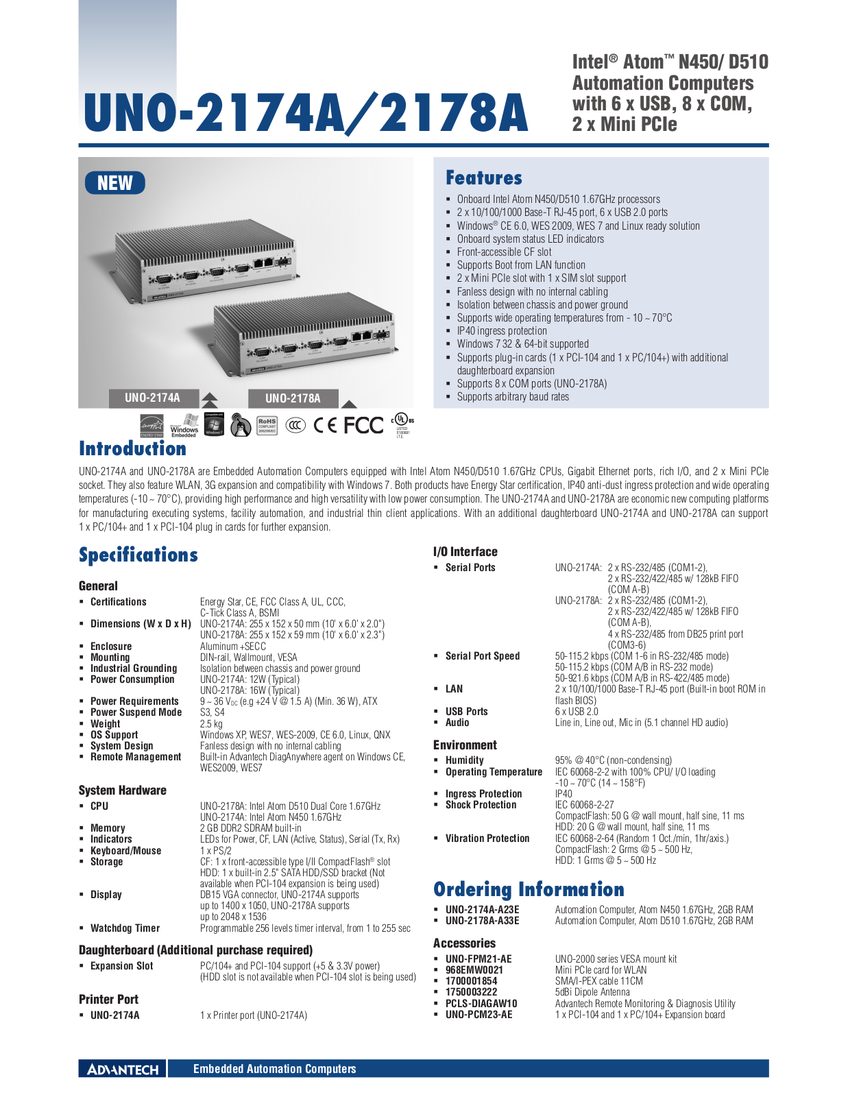 Impulse UNO-2178A User Manual