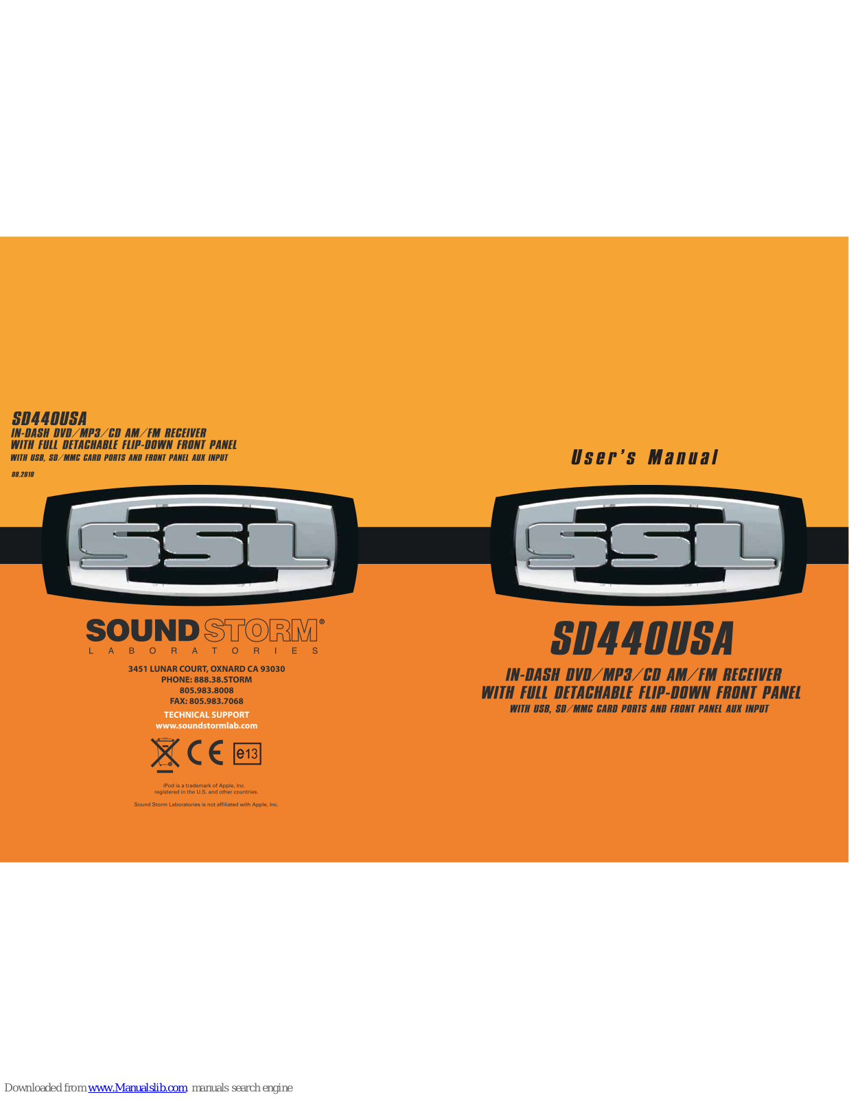 Ssl SD440USA User Manual - ManualMachine.com