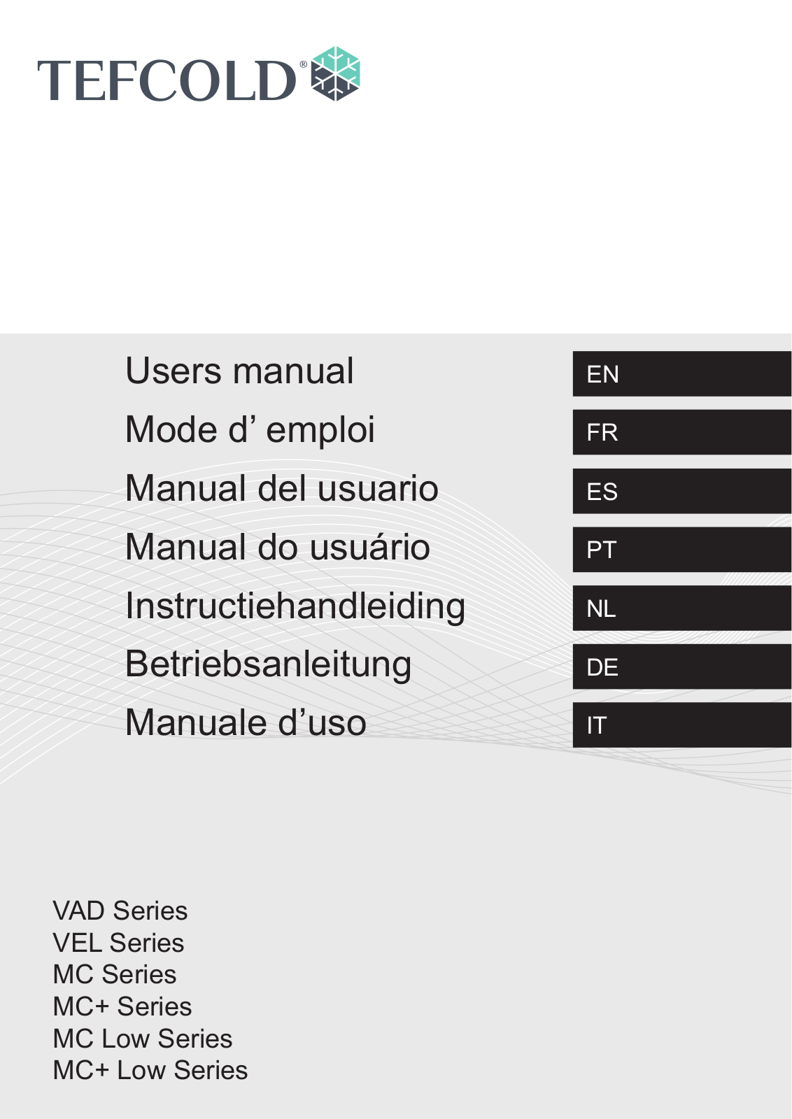 Tefcold MCX200M, MCX150M, MCX90M, MCX130M User Manual - ManualMachine.com