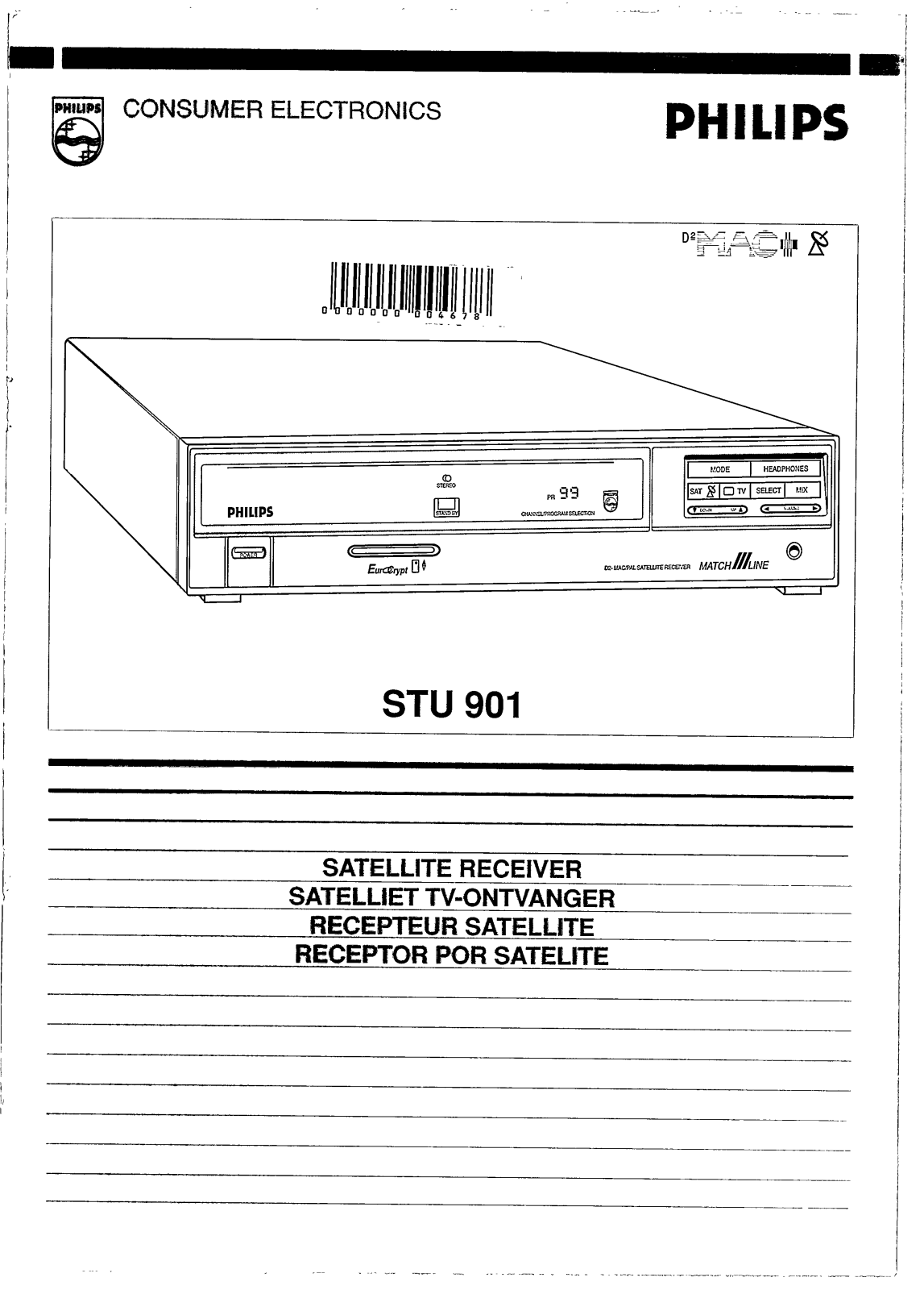 Philips STU901/43R, STU901/39R, STU901/25R, STU901/05R, STU901 User Manual