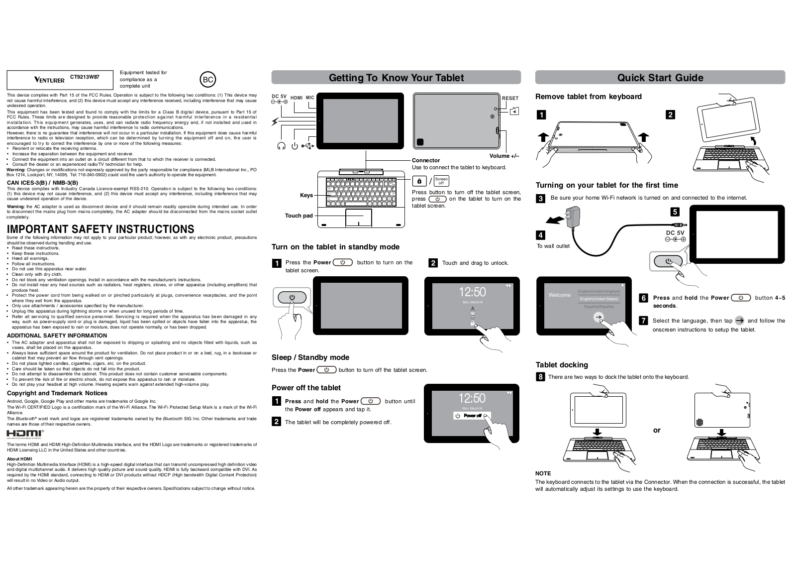 Alco Electronics RCT6213W87 User Manual