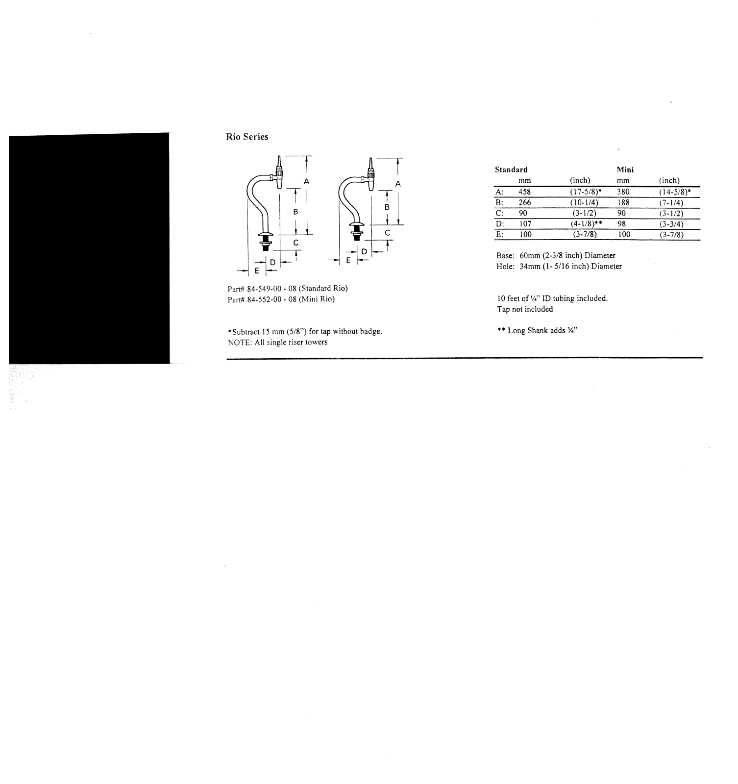 Shurflo Mini Rio User Manual