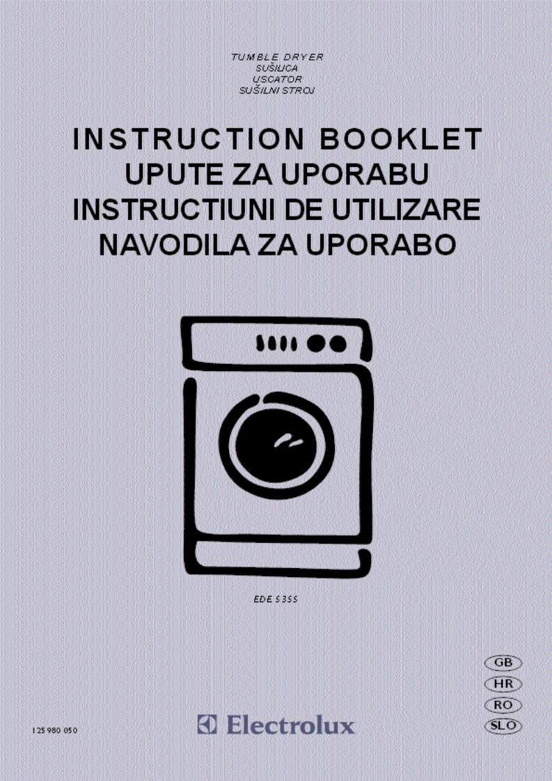 AEG EDE5355 User Manual