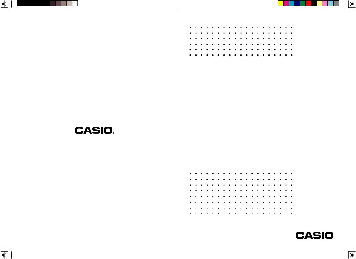 CASIO DR-T240TER User Manual