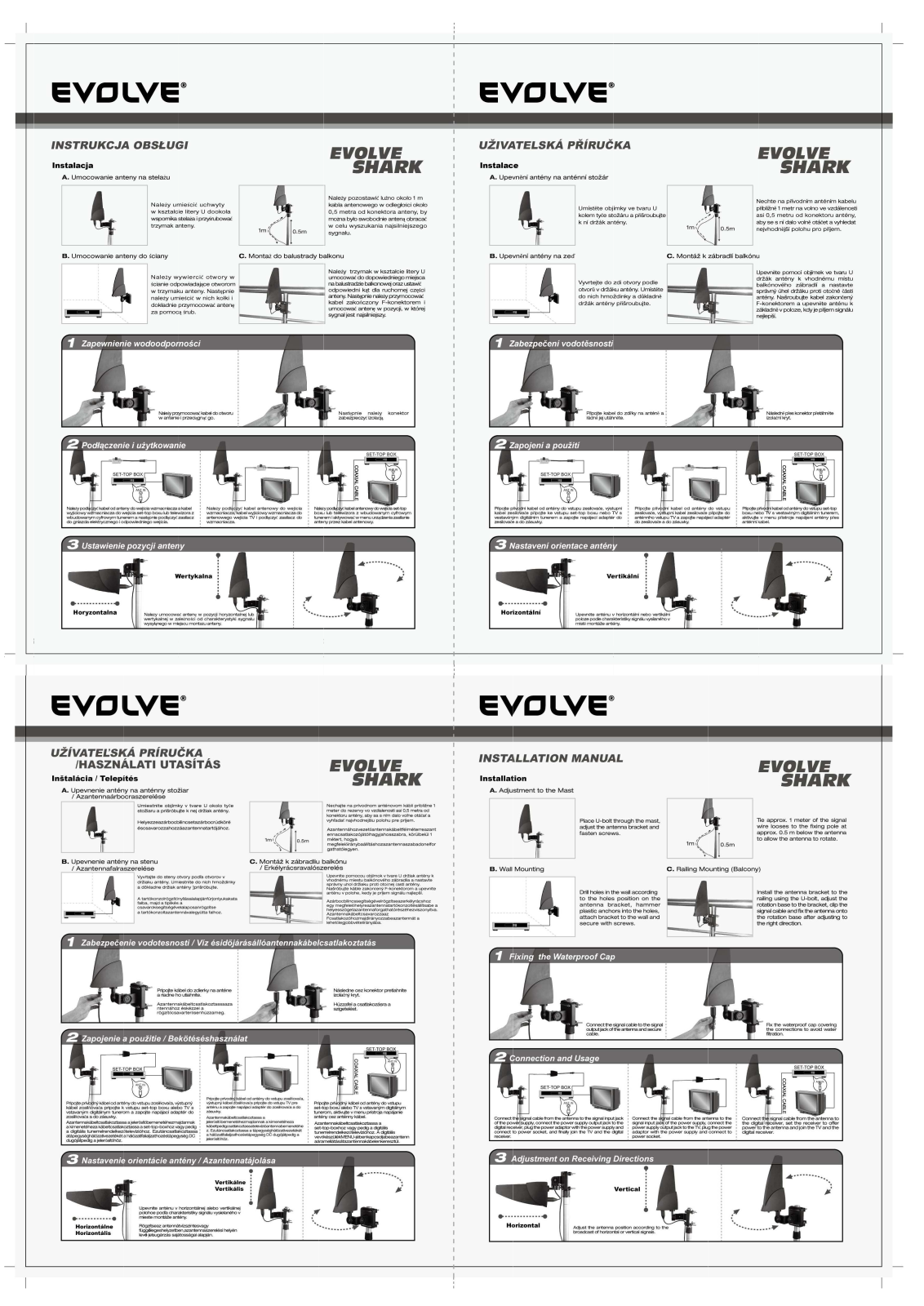 Evolveo Shark 35dB User Manual