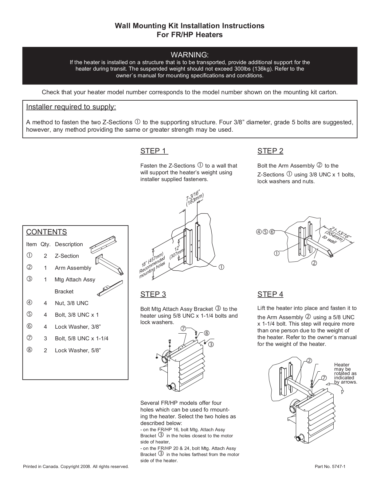 CCI Thermal Technologies WMK User Manual - ManualMachine.com