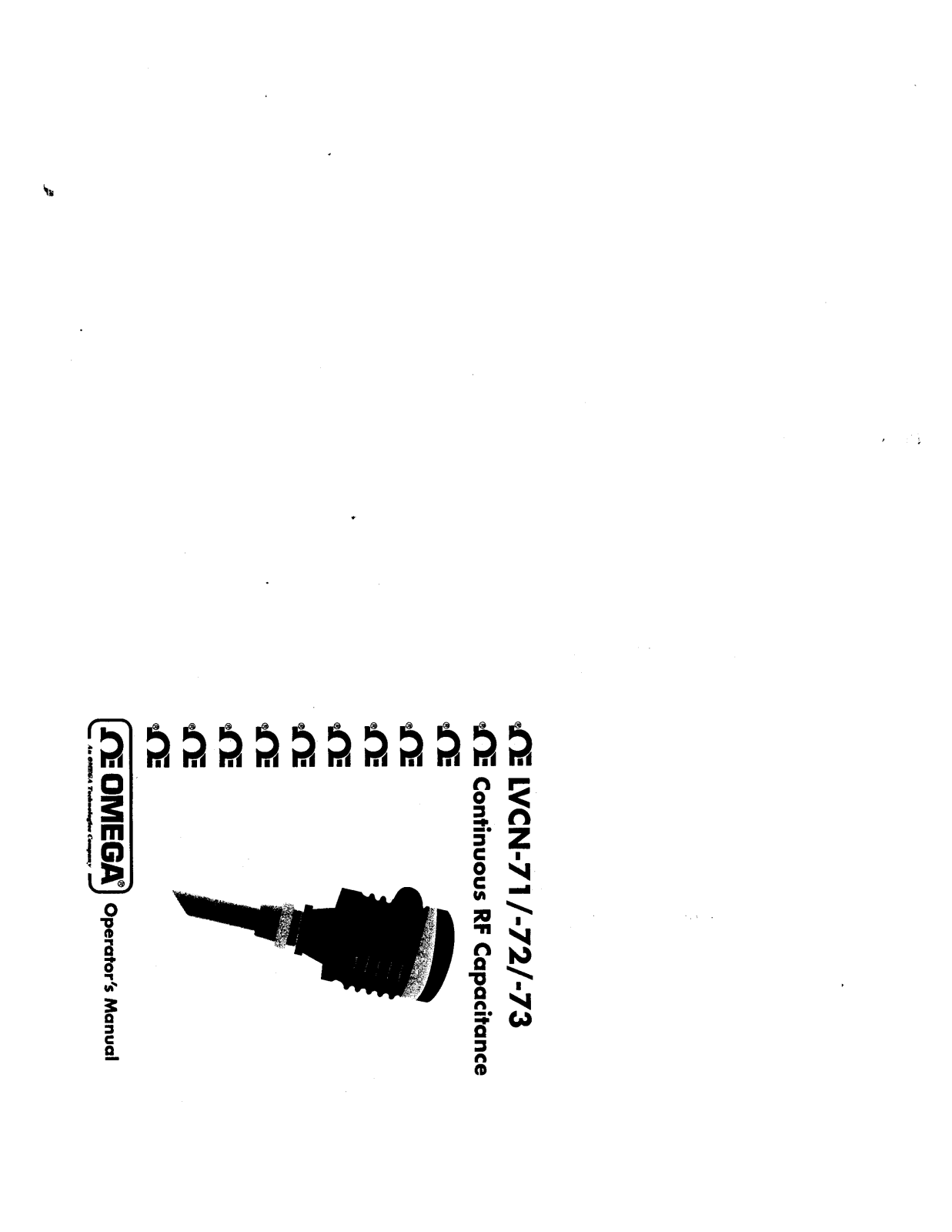 Omega Products LVCN-72 Installation  Manual