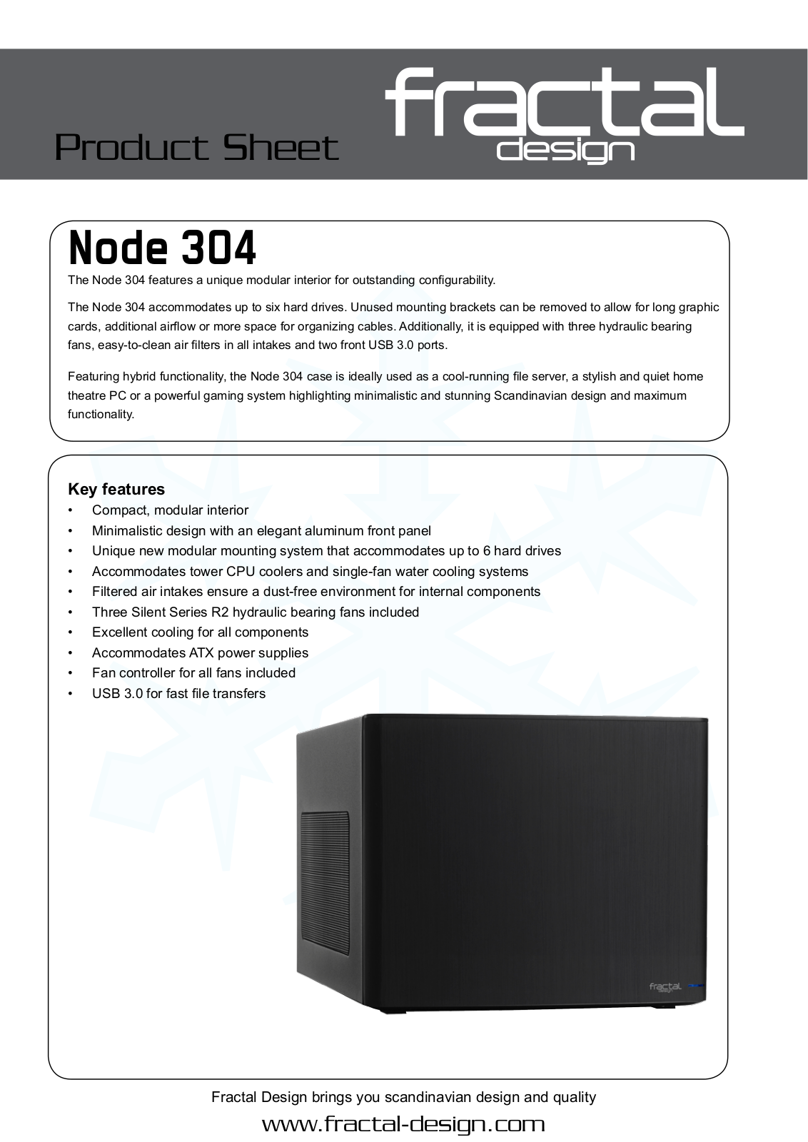 Fractal Design Node 304 User Manual