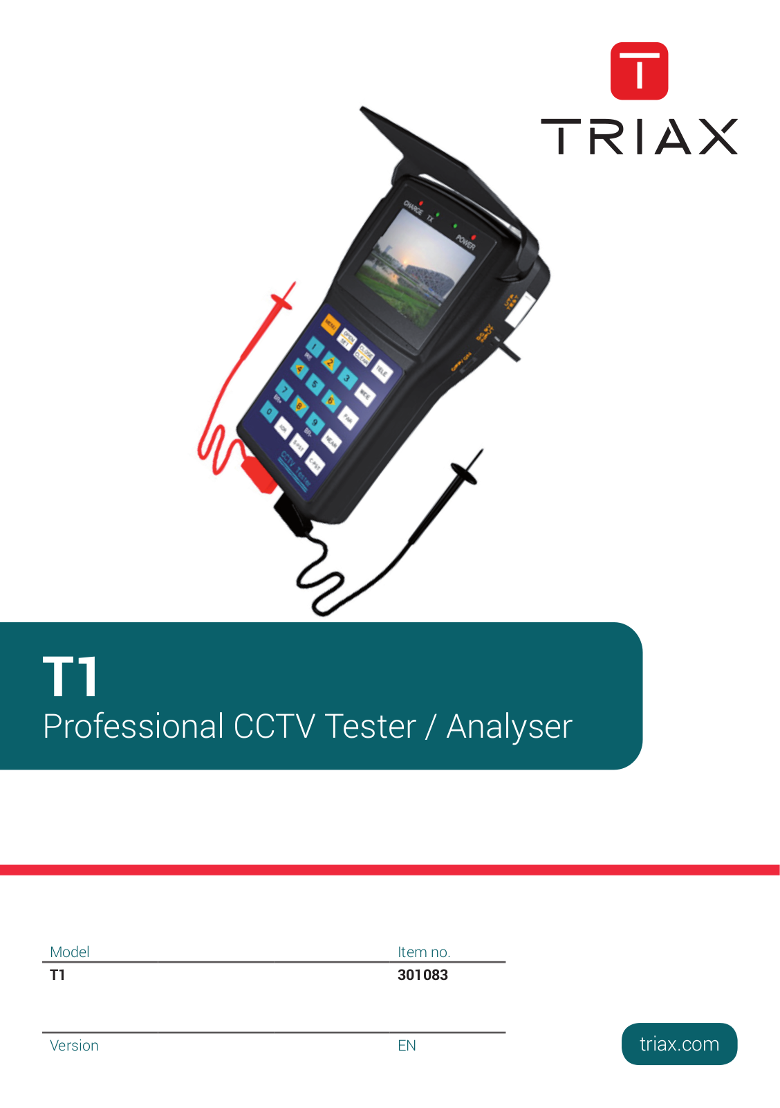 Triax T1 User Manual