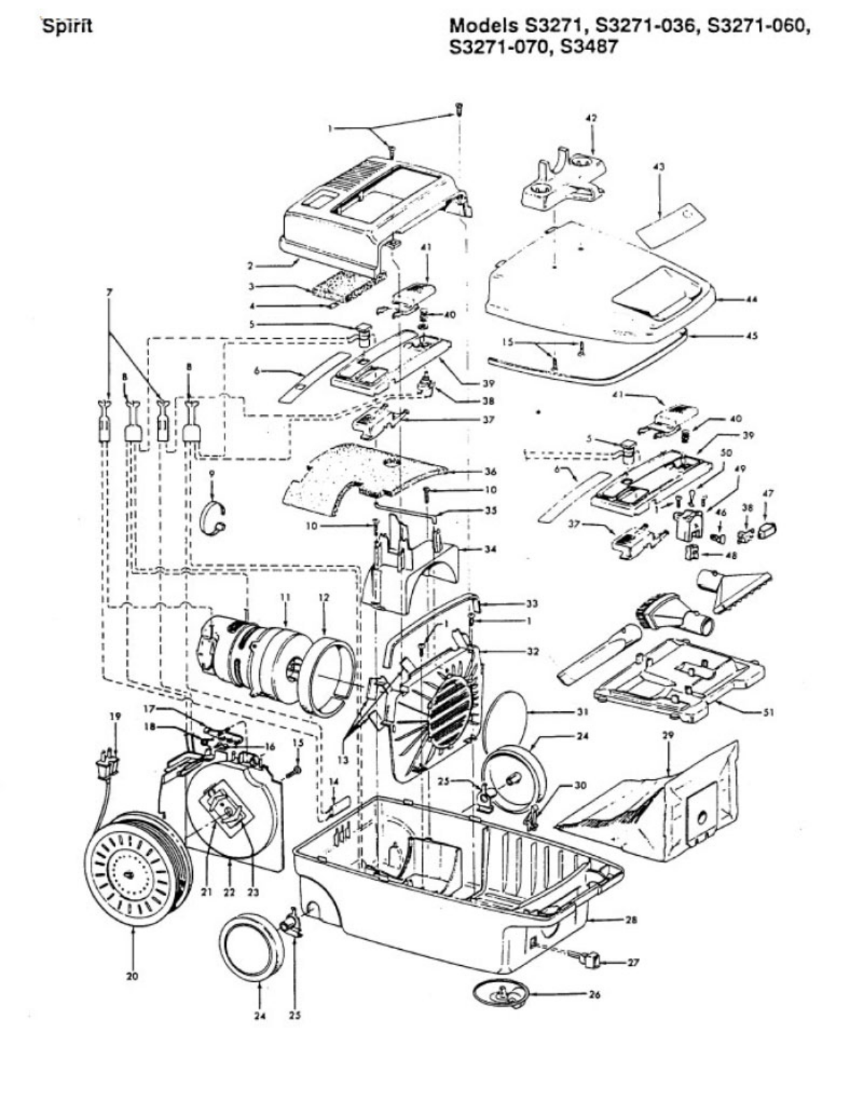 Hoover S3271-070, S3487, S3271-060, S3271, S3271-036 Owner's Manual