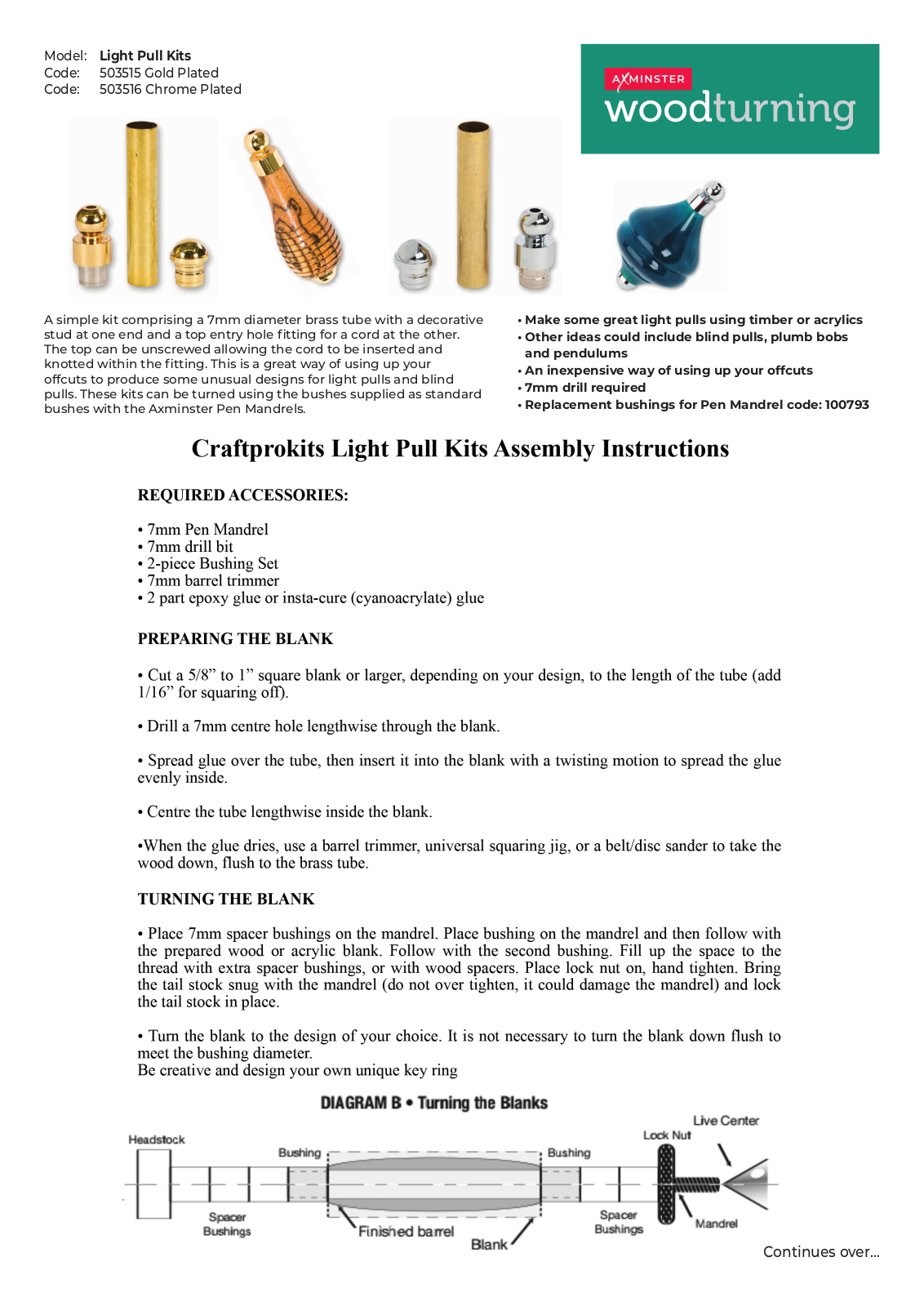 Axminster 503515 User guide - ManualMachine.com