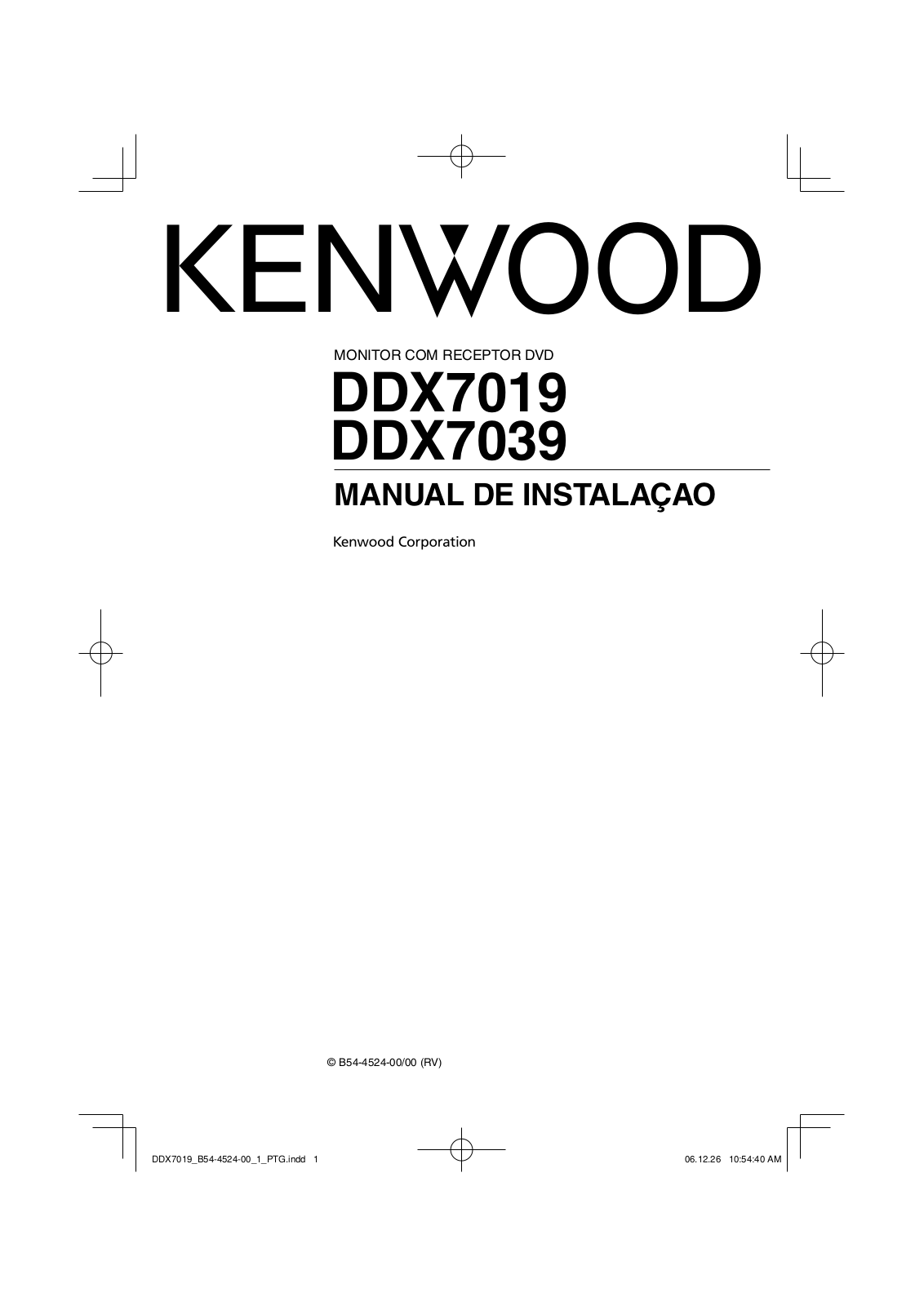 Kenwood DDX7019, DDX7039 User Manual