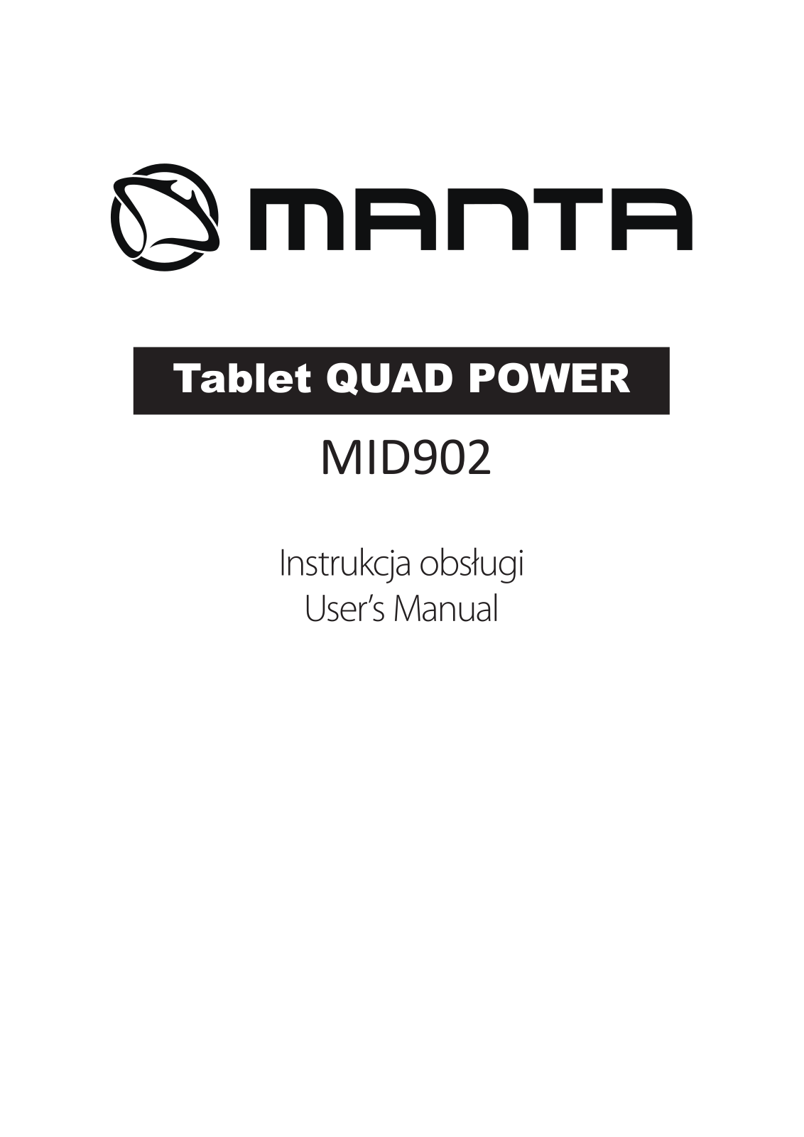 Manta MID902 User Manual