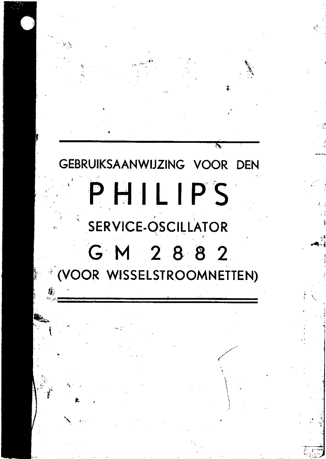 Philips GM2882-1 Schematic