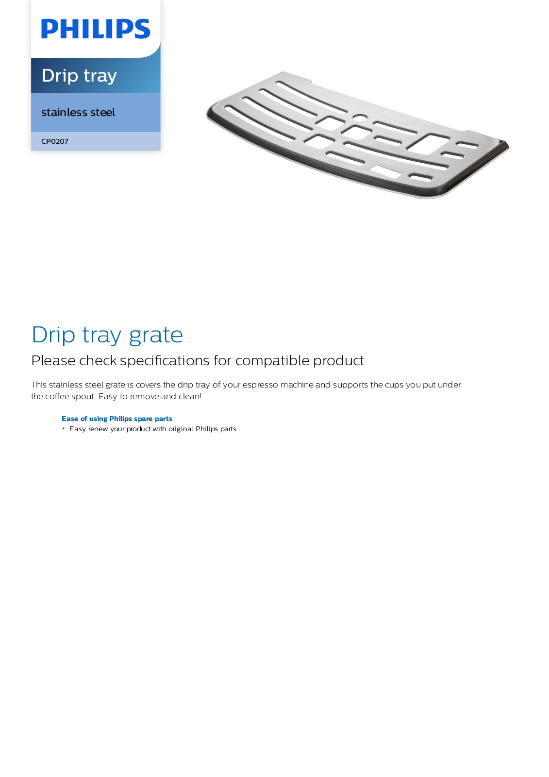 Philips CP0207/01 leaflet - ManualMachine.com