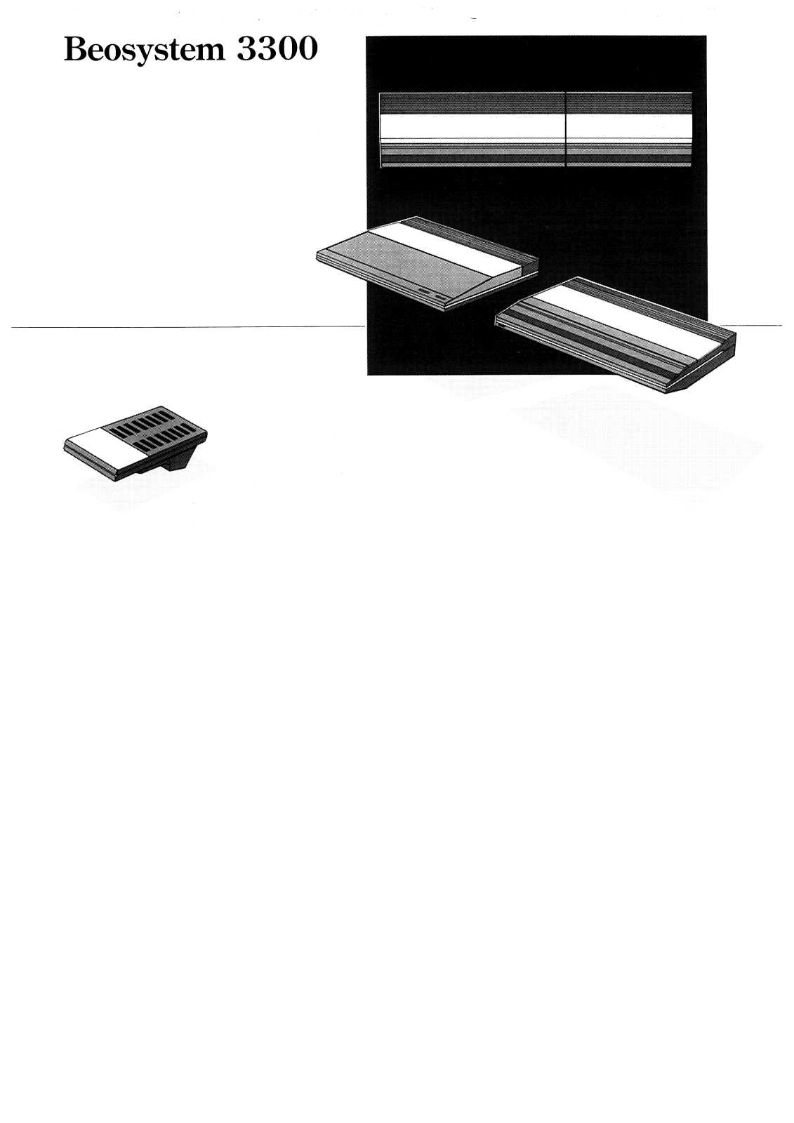 Bang and Olufsen Beomaster 3300 Owners manual