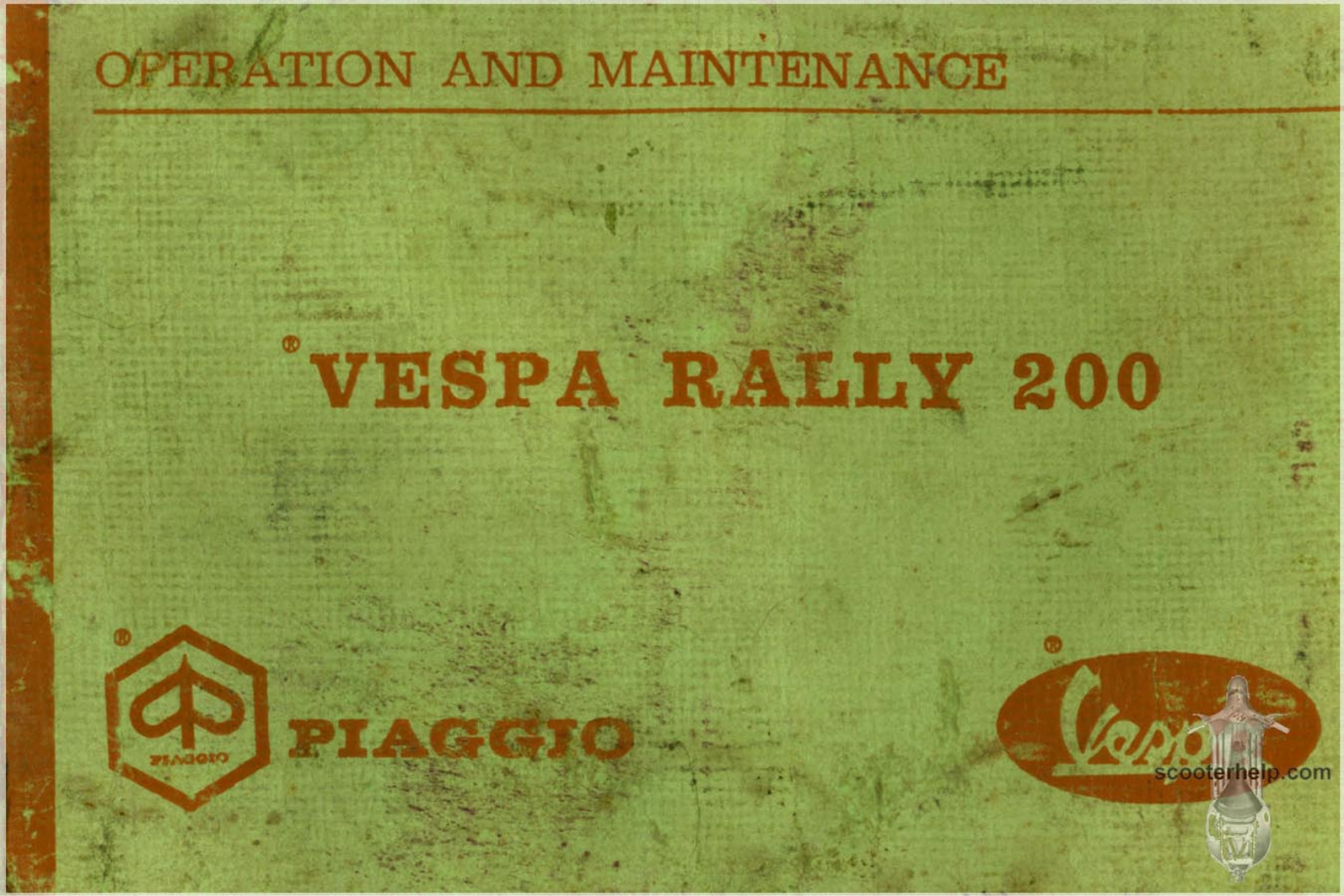 Vespa Rally 200 Owner's manual