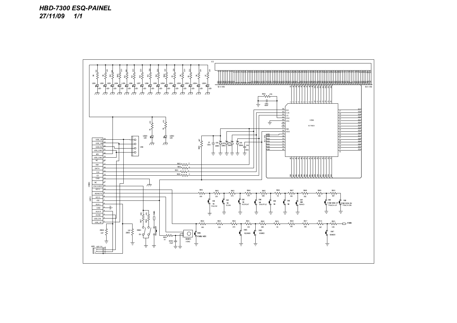 H-Buster HBD-7300 Schematic