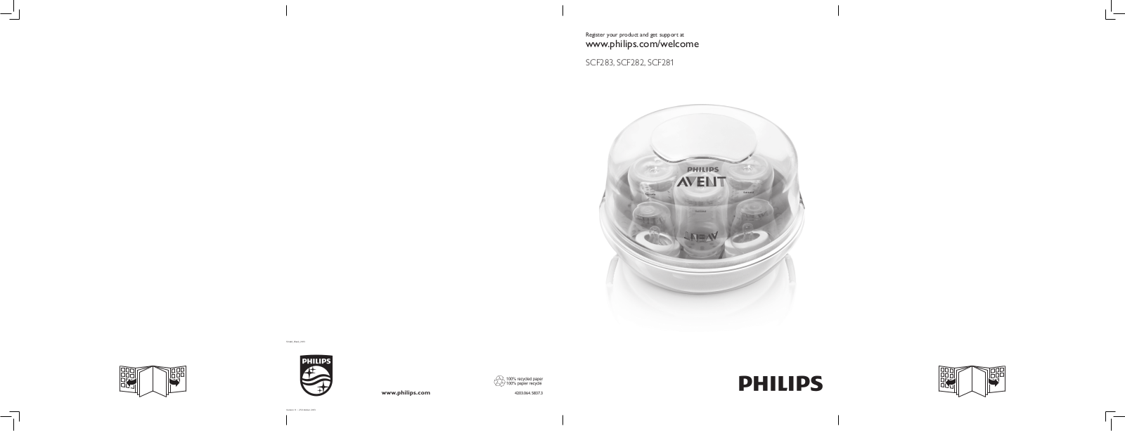 Philips SCF281, SCF283, SCF282 User Manual