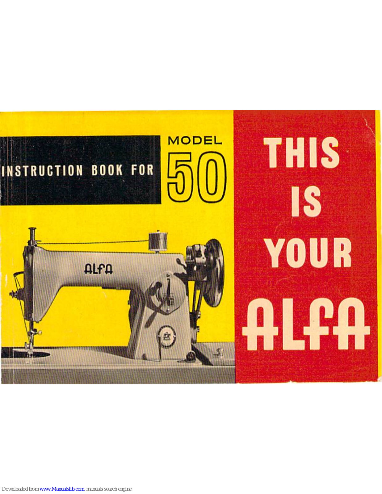 Alfa Network 50 Instruction Book