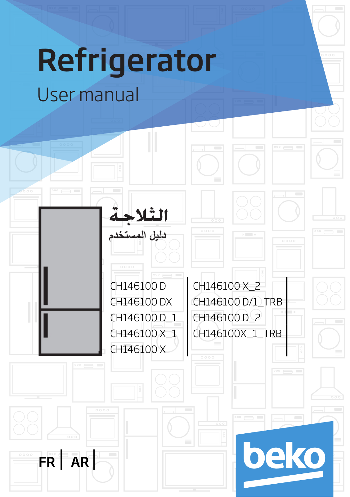 Beko CH146100 D, CH146100 DX, CH146100 D_1, CH146100 X_1, CH146100 X User manual