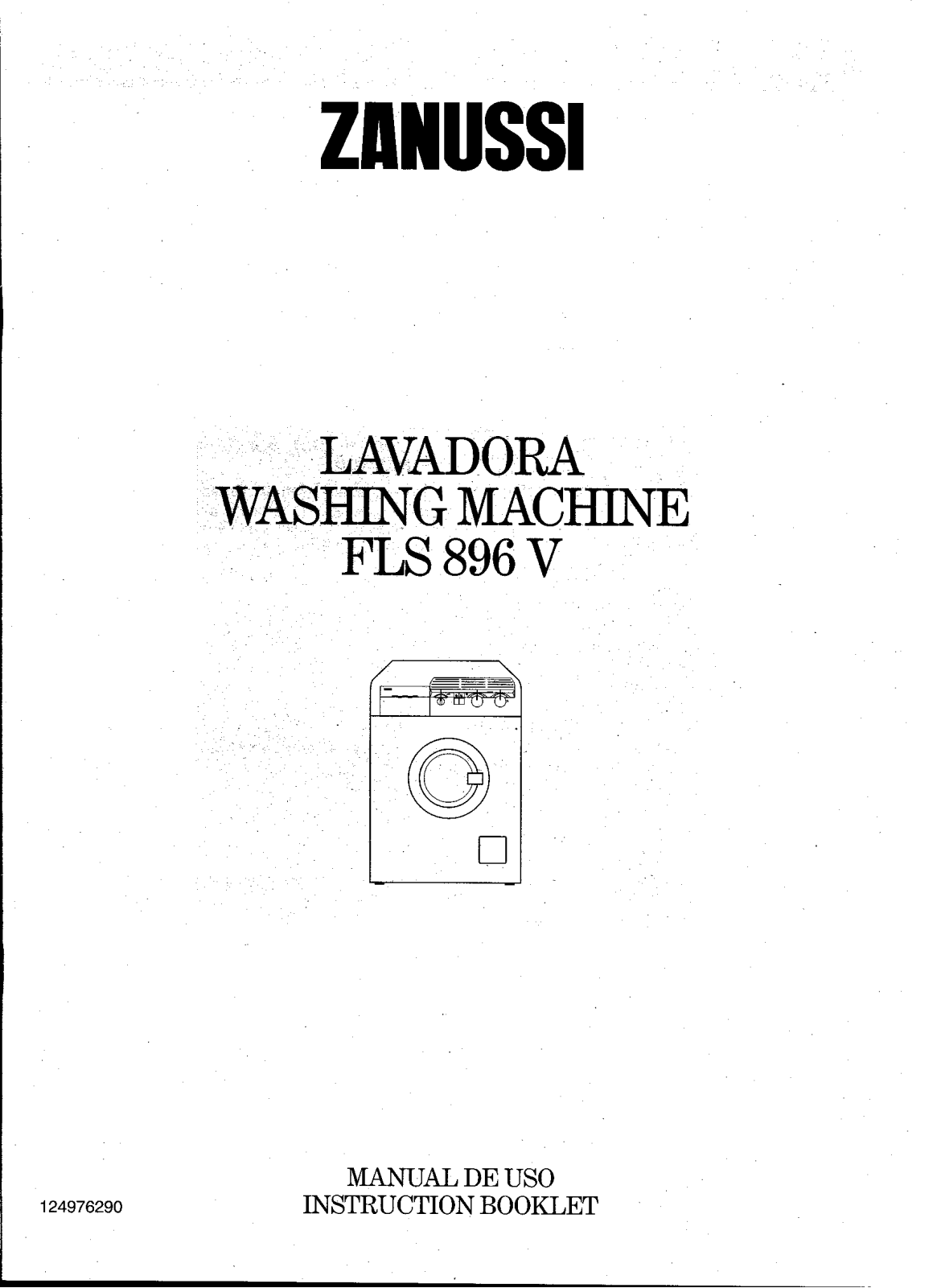 Zanussi FLS896V User Manual