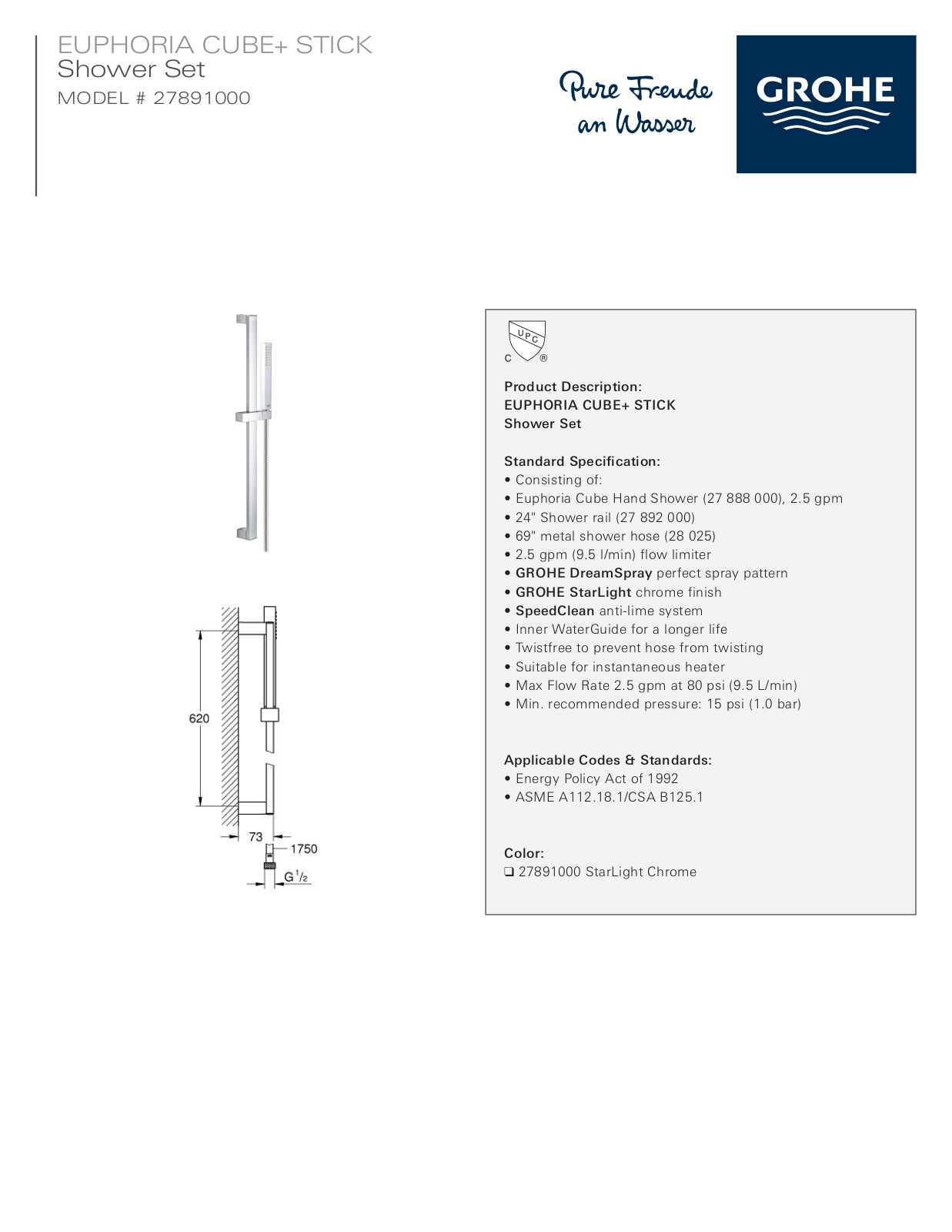 GROHE GRH4737 Specifications - ManualMachine.com