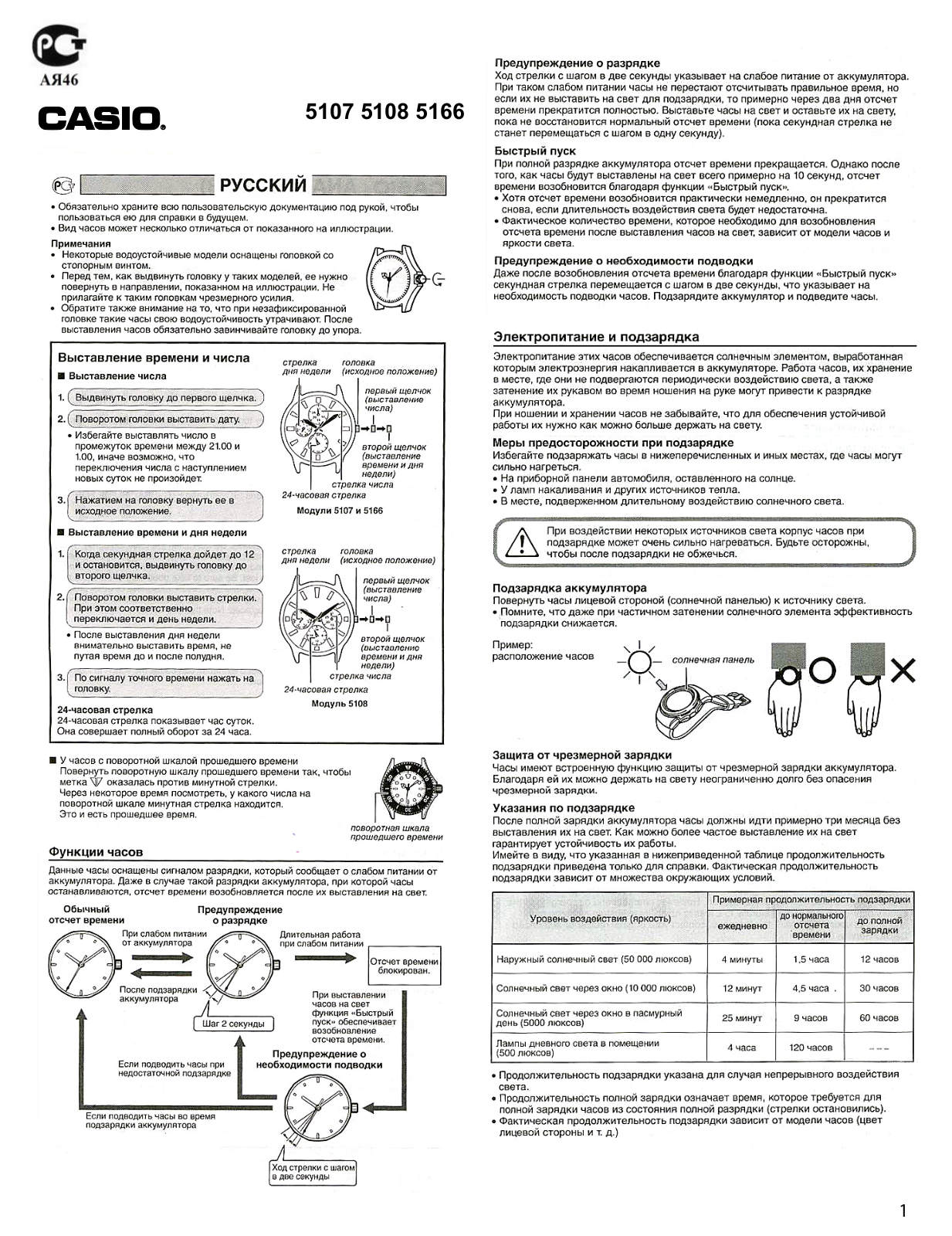 CASIO EF-340 User Manual