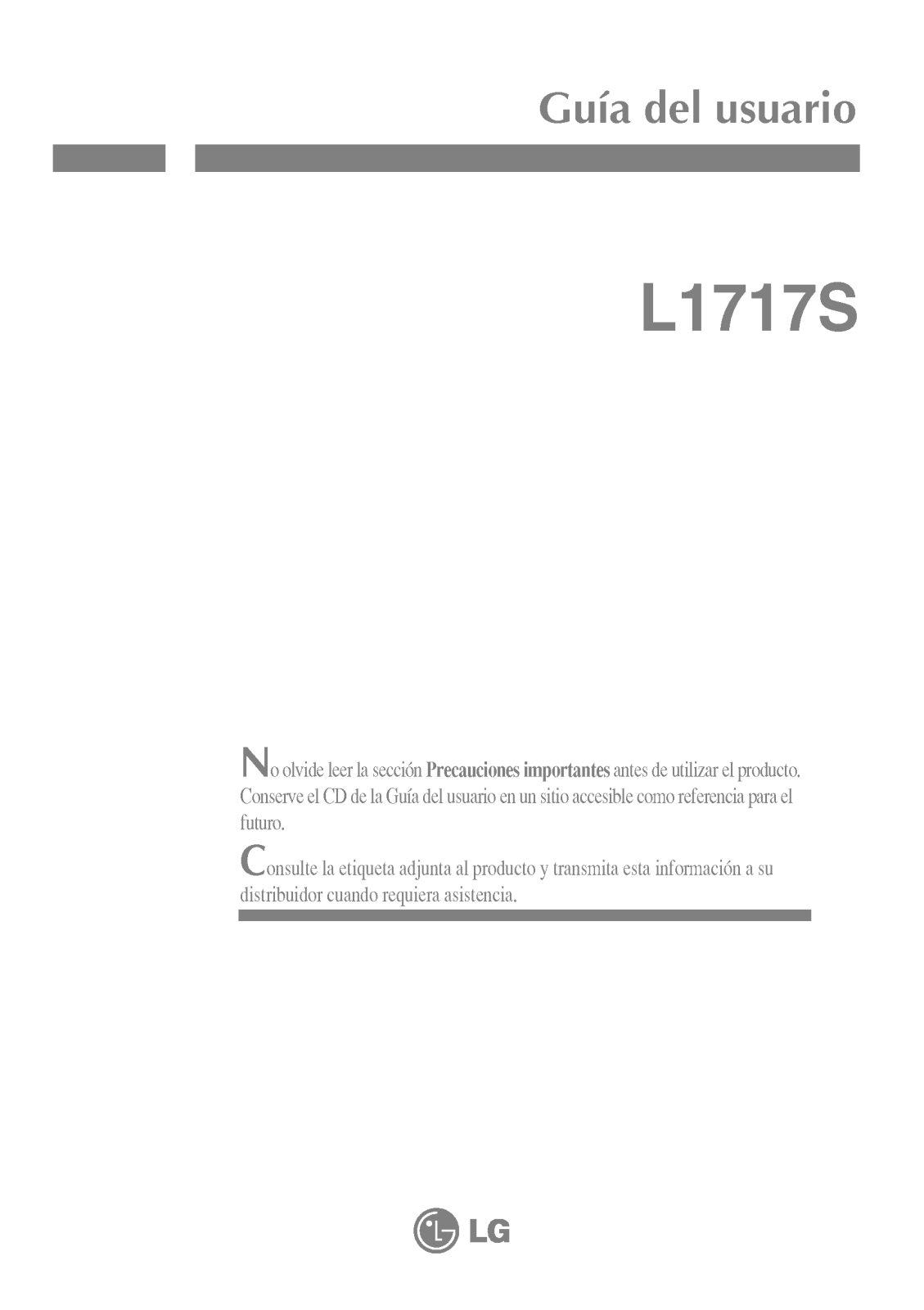 LG L1717S-SN User Manual