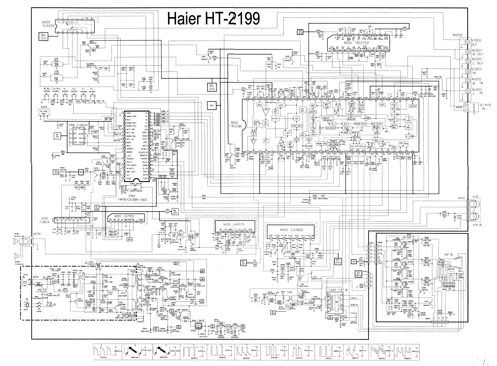 Haier HT-2199 Schematic