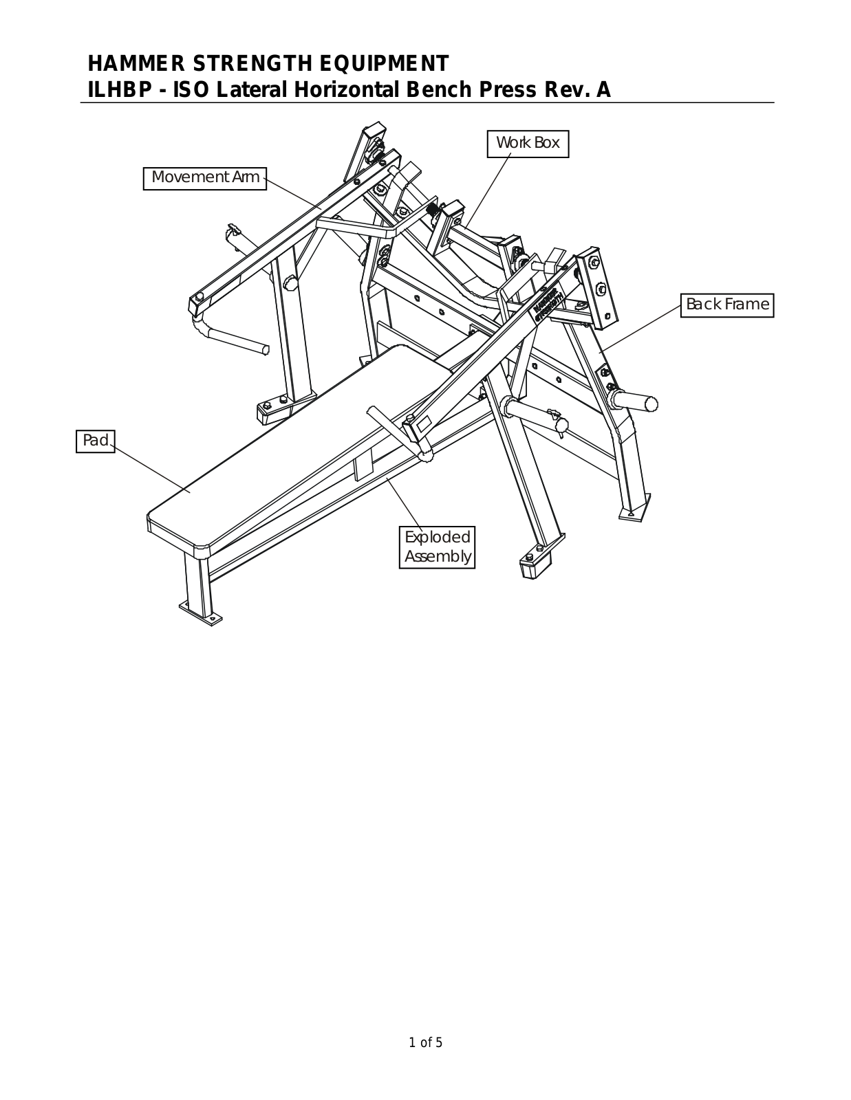 Life Fitness ILHBP User manual