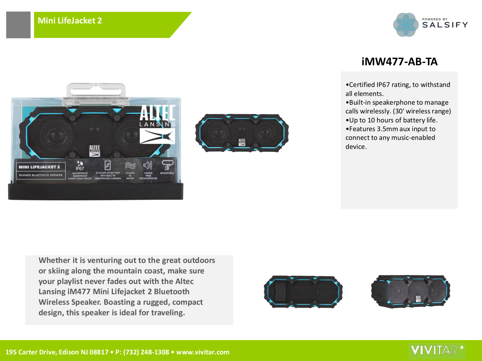 Vivitar iMW477-AB-TA User Manual