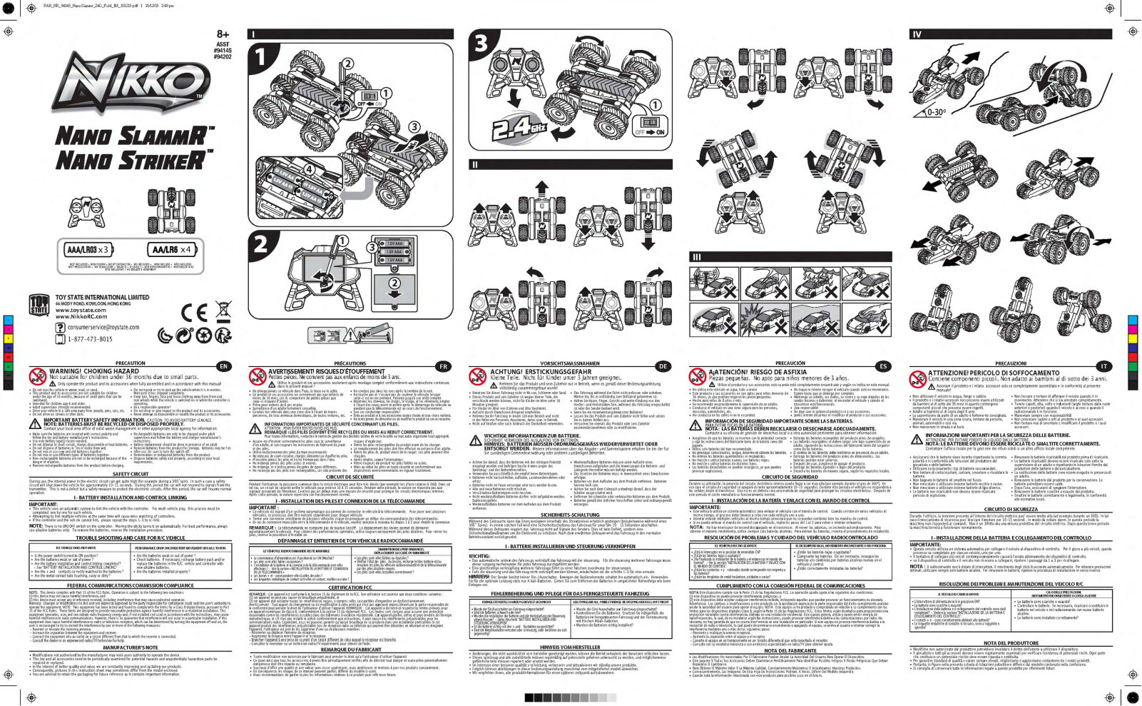 Toy State 94145R24 User Manual