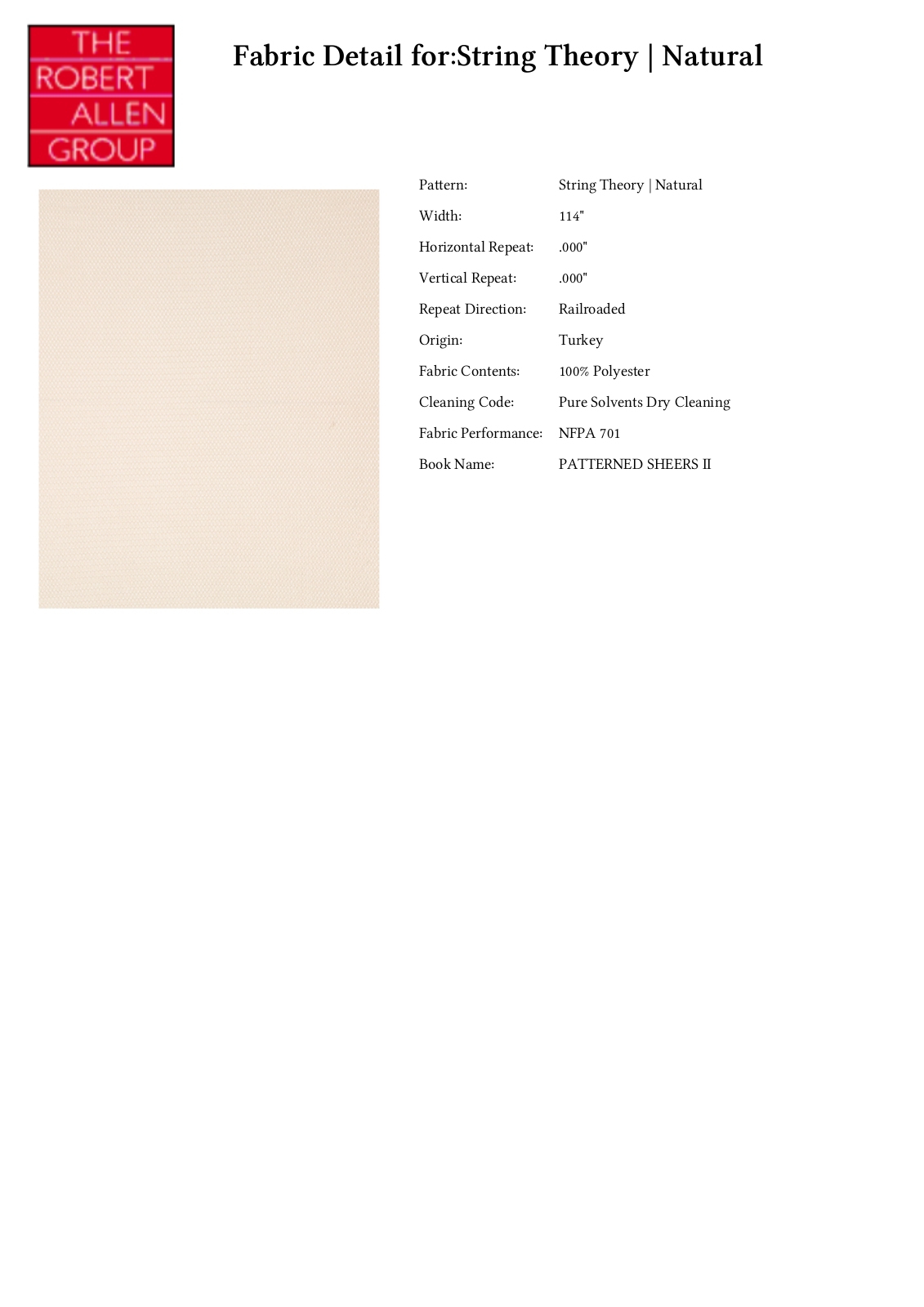 Robert Allen RALF1840 Specifications - ManualMachine.com