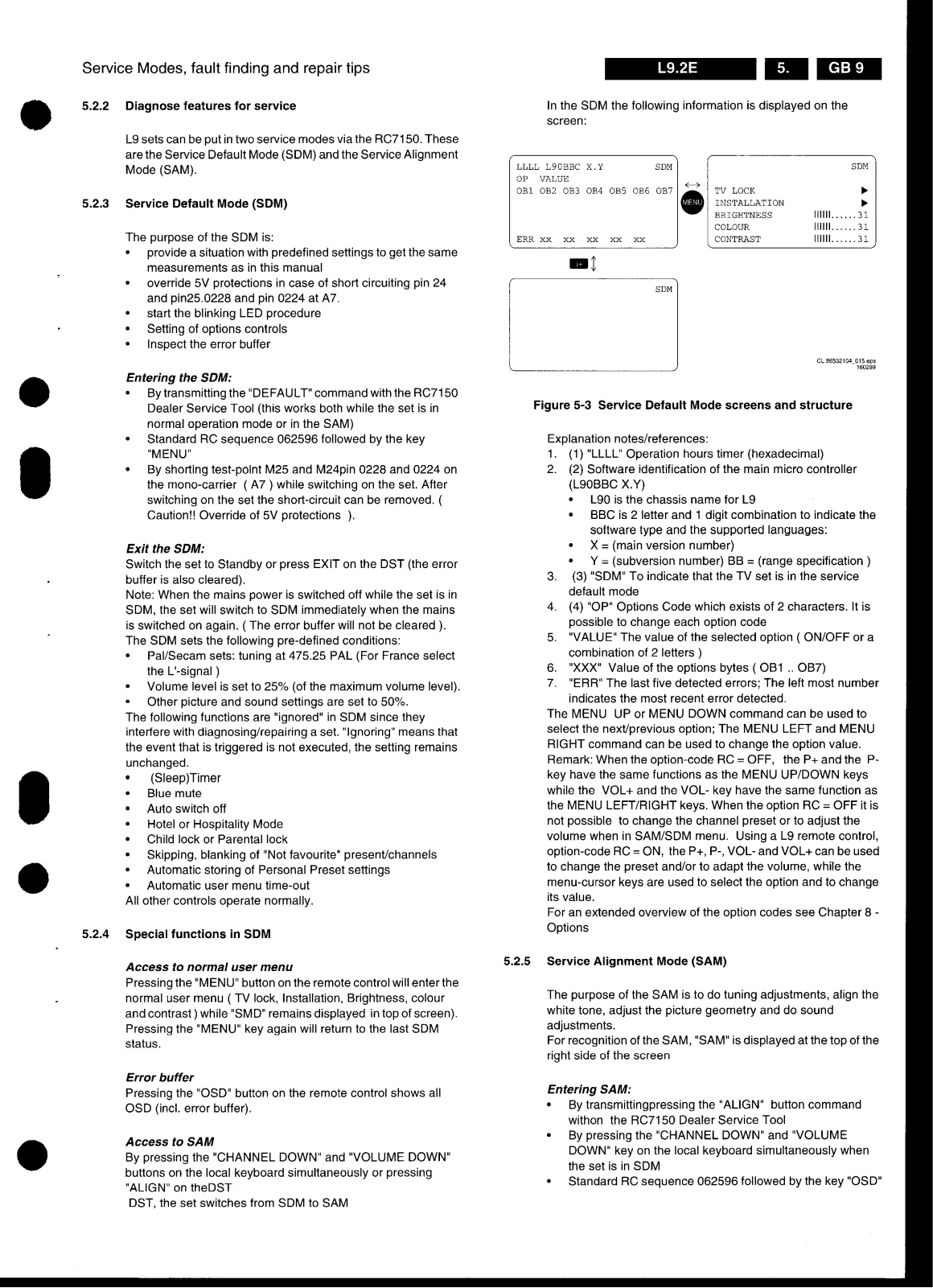 Philips L9.2E AA Schematic